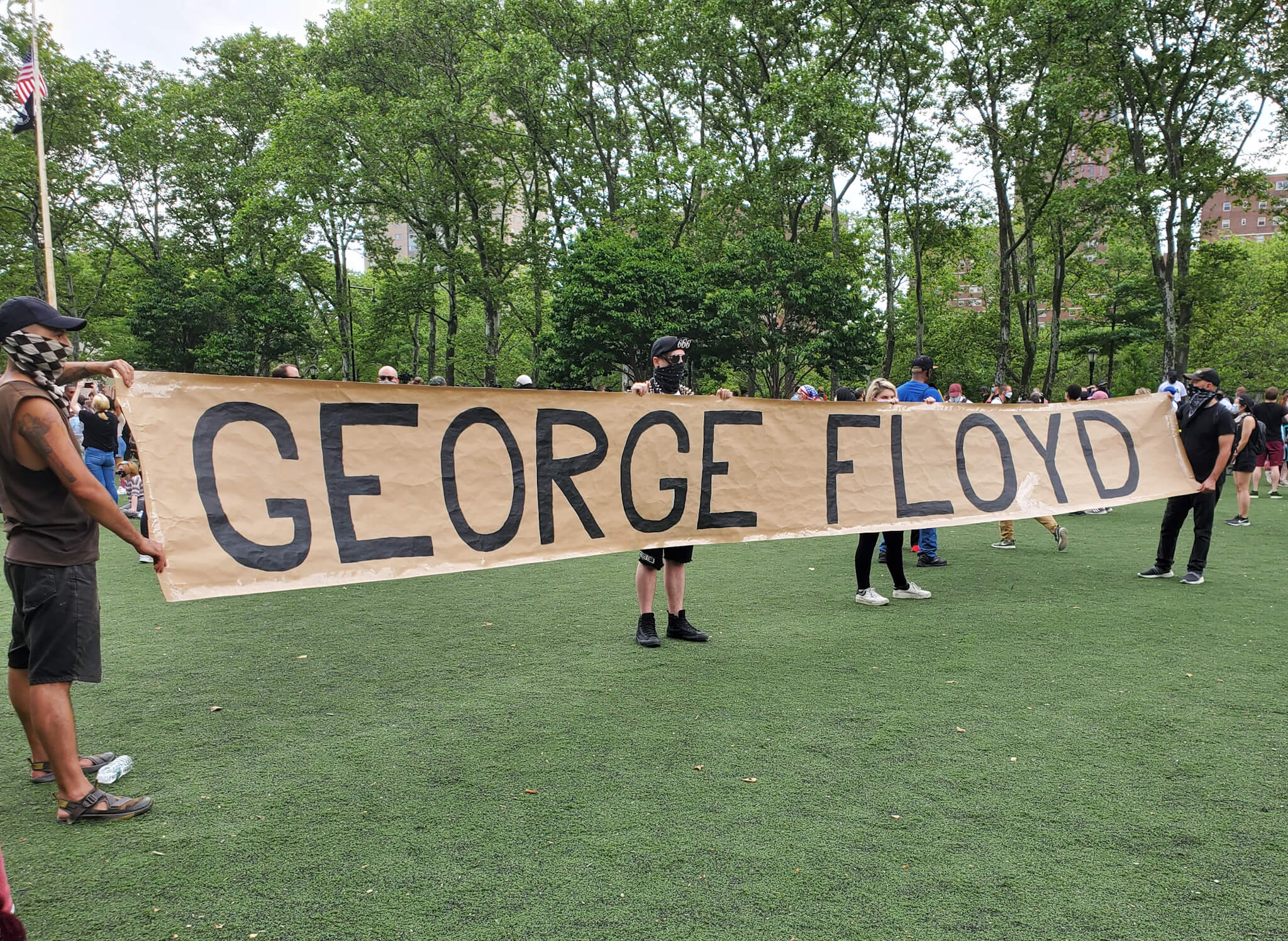 george floyd memorial cadman plaza