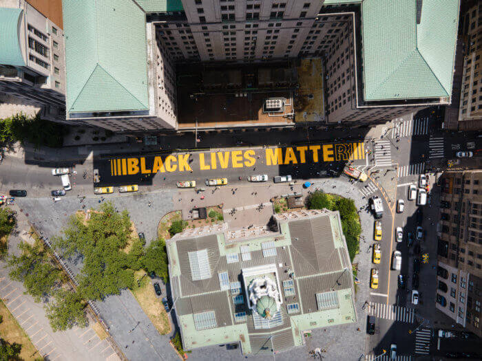 black lives matter mural