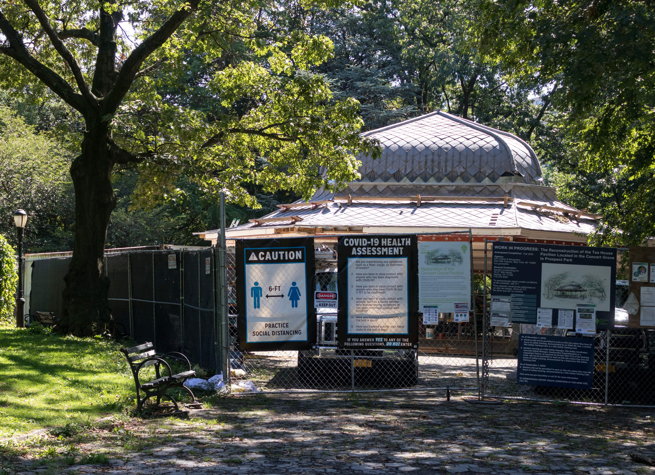 concert grove pavilion restoration