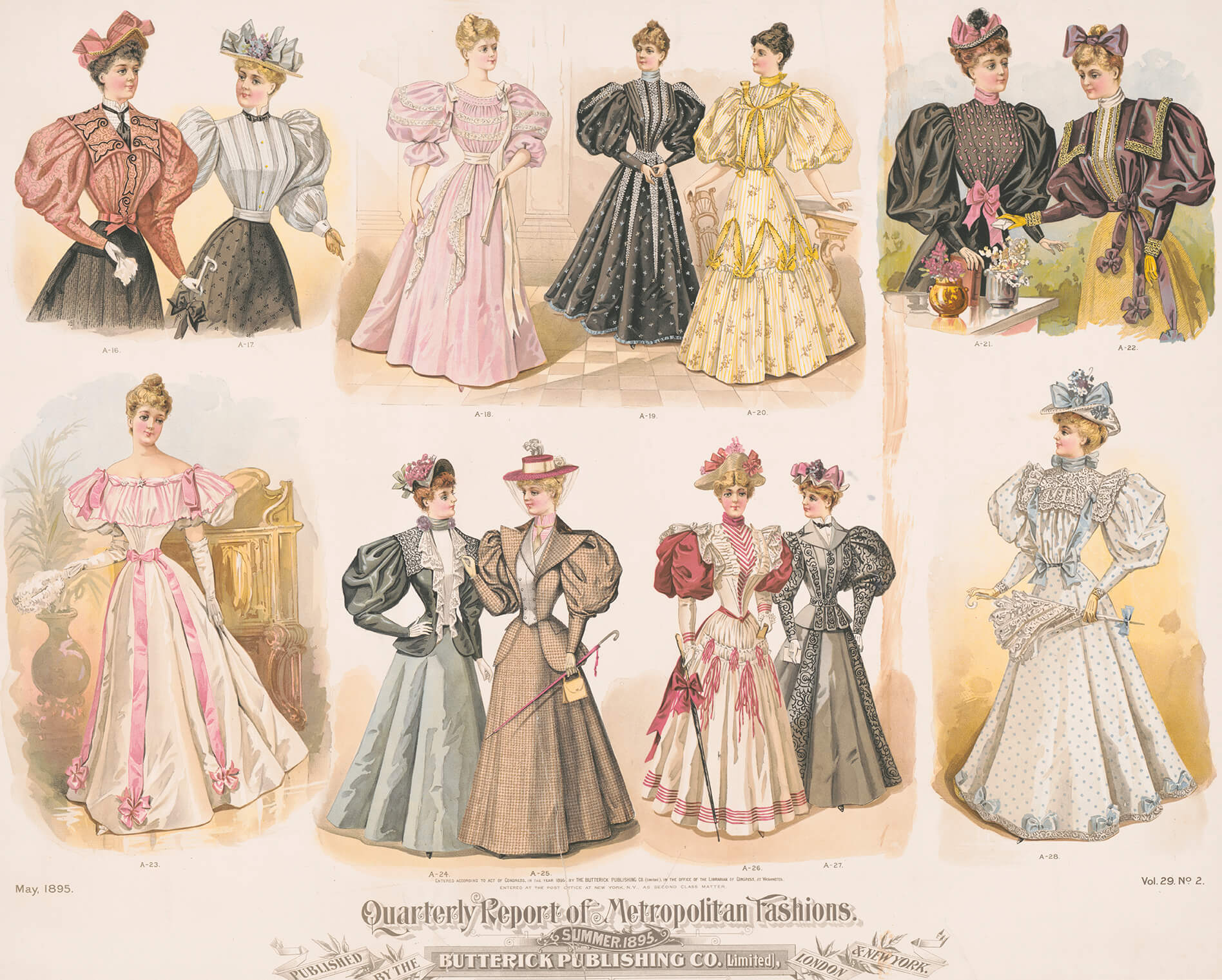 summer fashions 1895