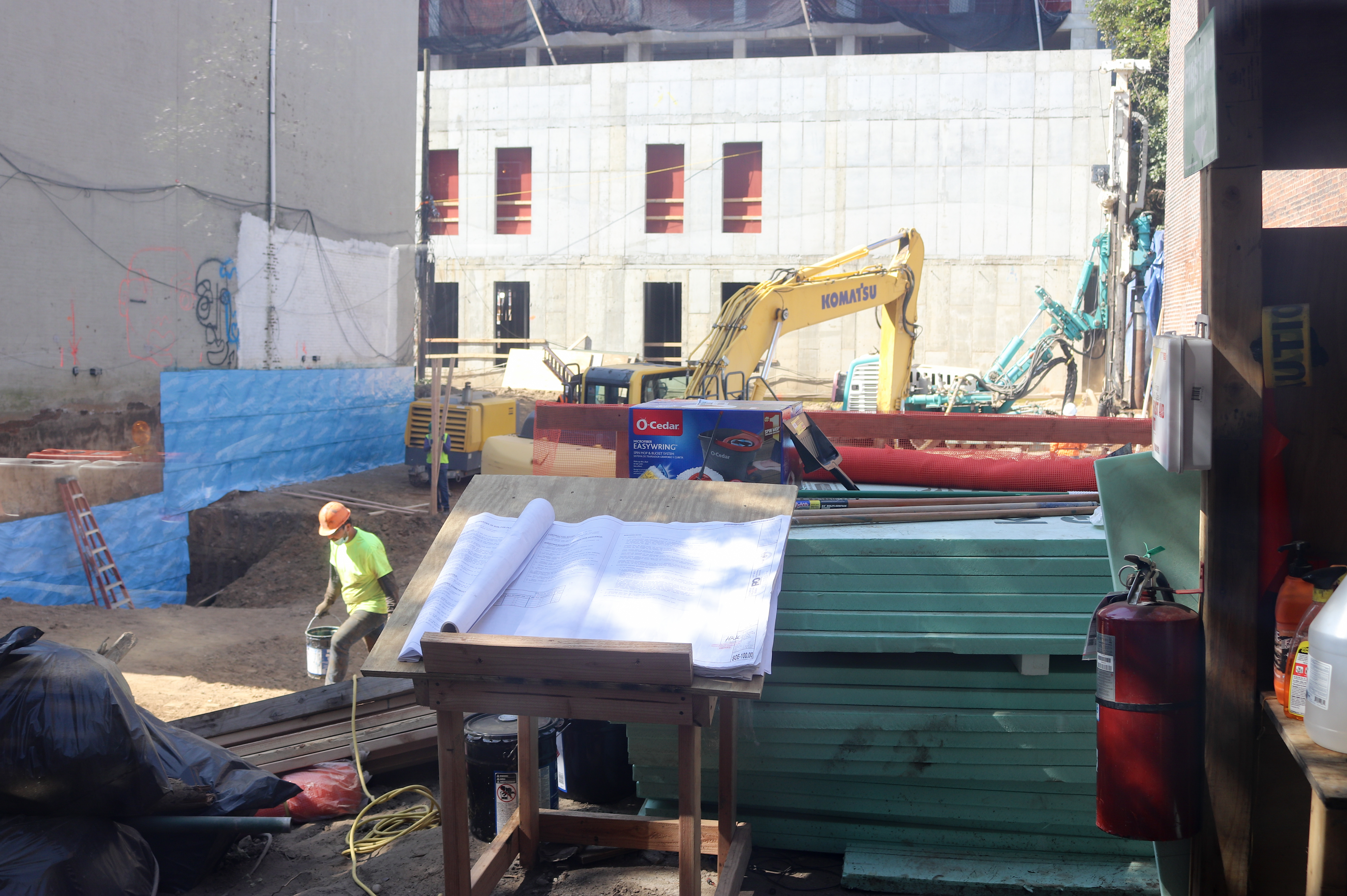 construction site at 532 clinton avenue