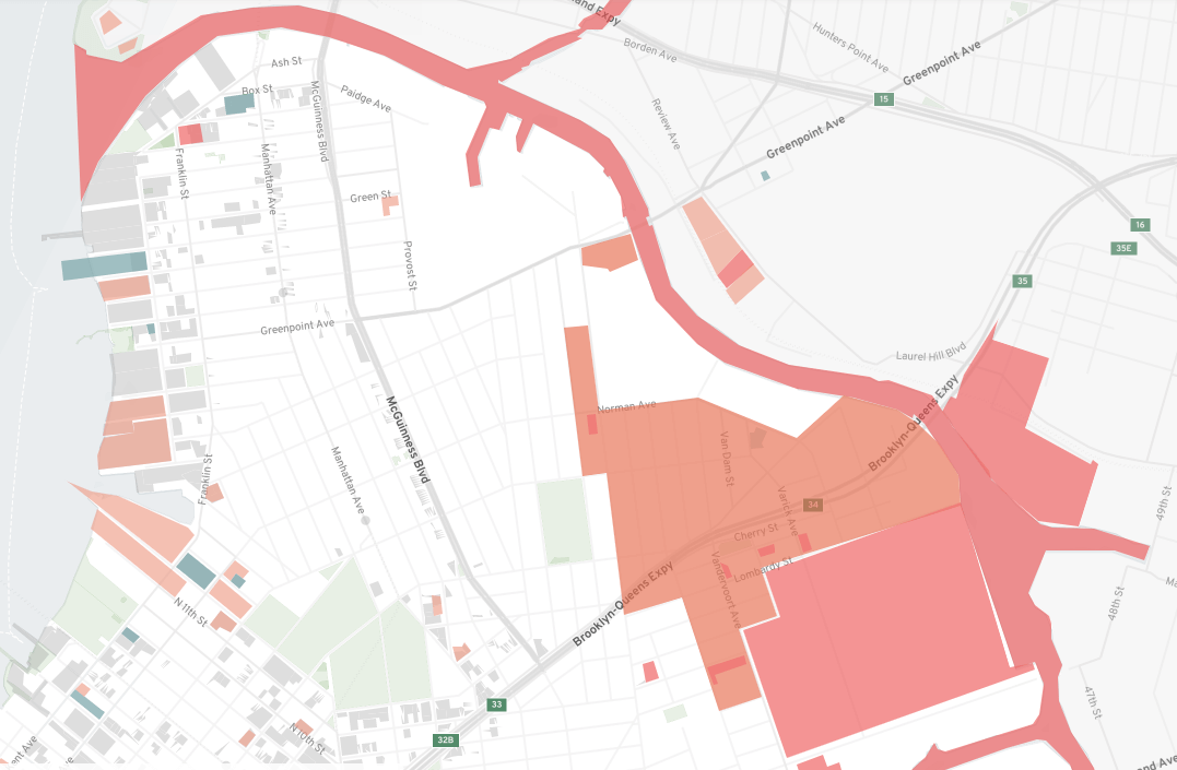 greenpoint pollution map