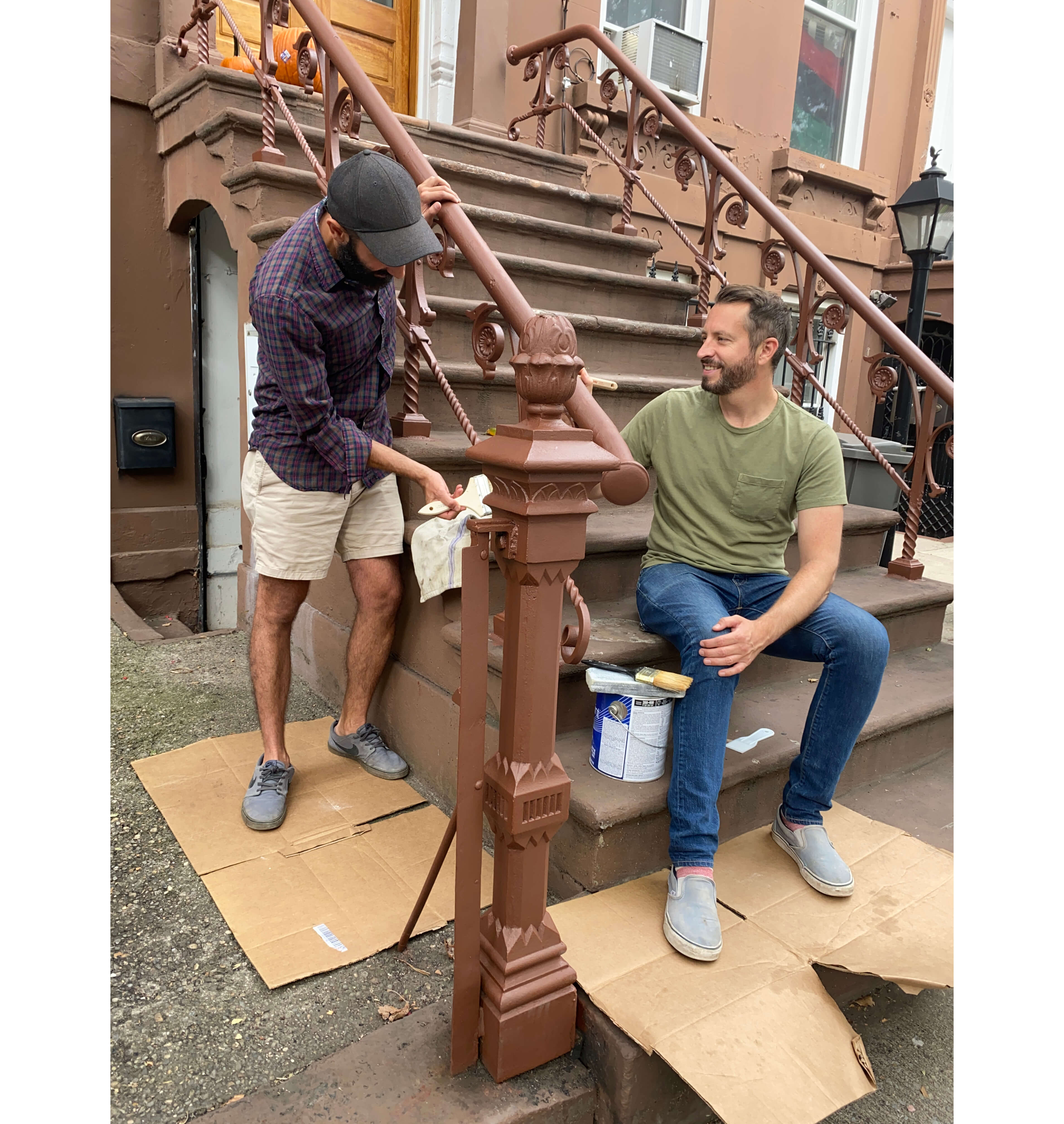 brownstone stoop