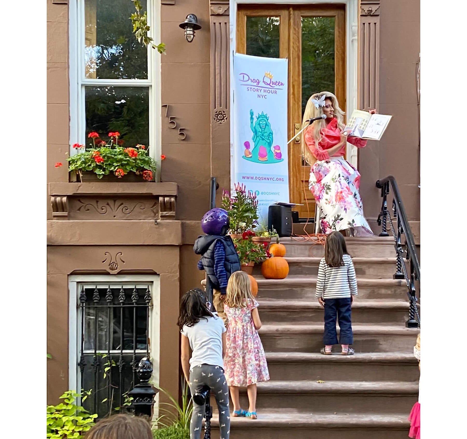 brownstone stoop