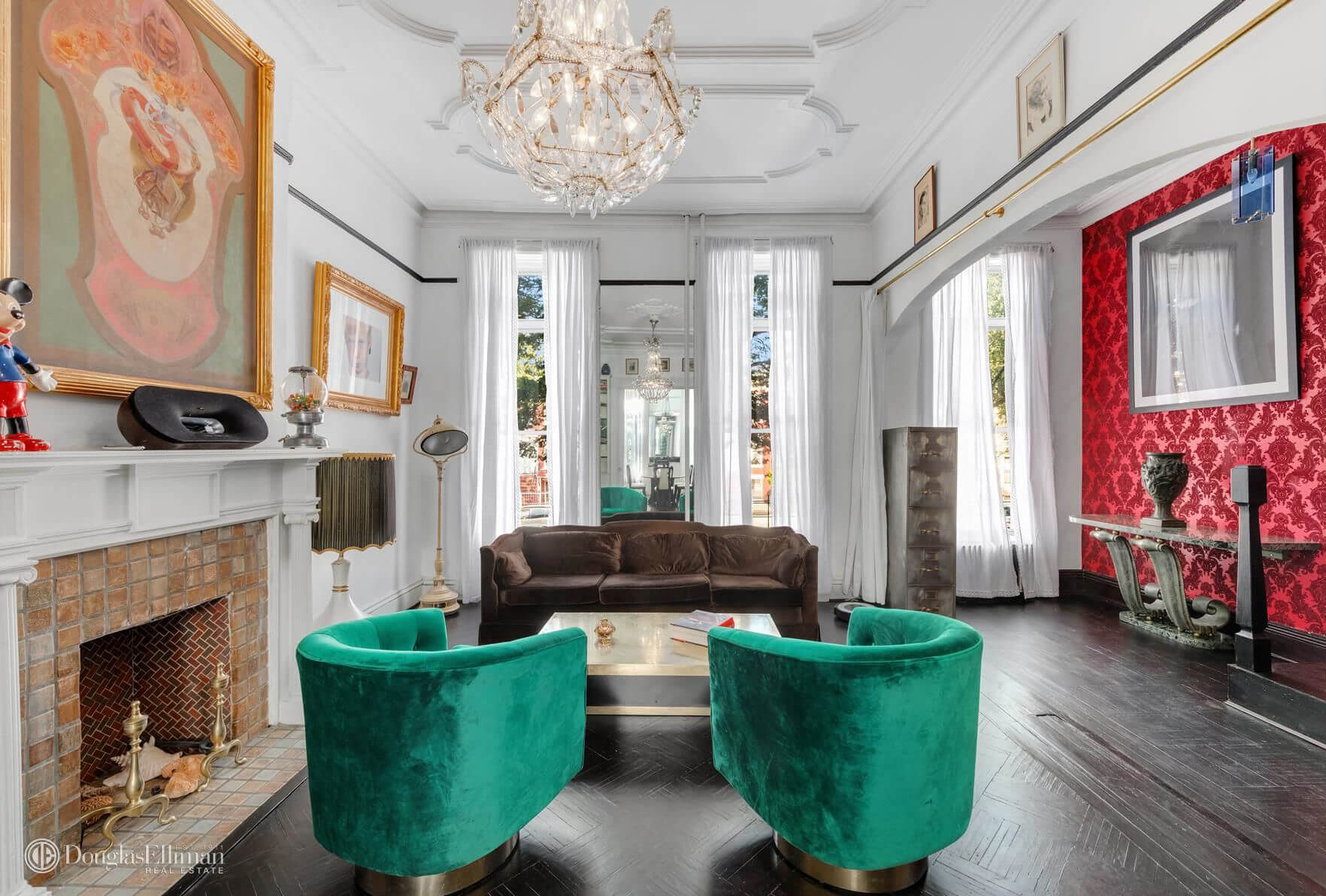 Bushwick Row House With Glam Interior, Mantels Asks .489 Million