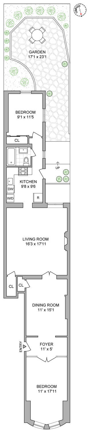 64 lefferts place floorplan