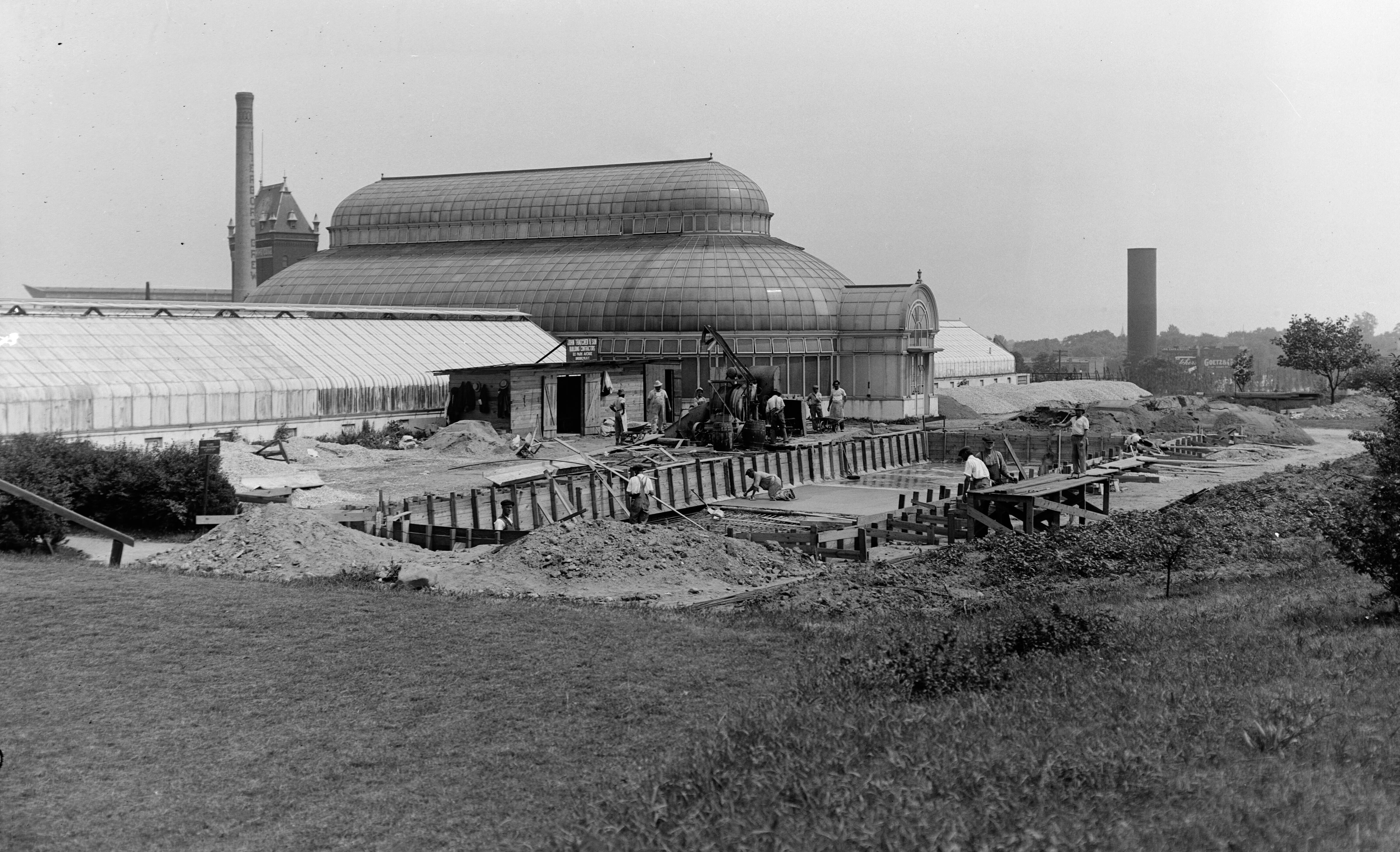 lily pools under construction bbg