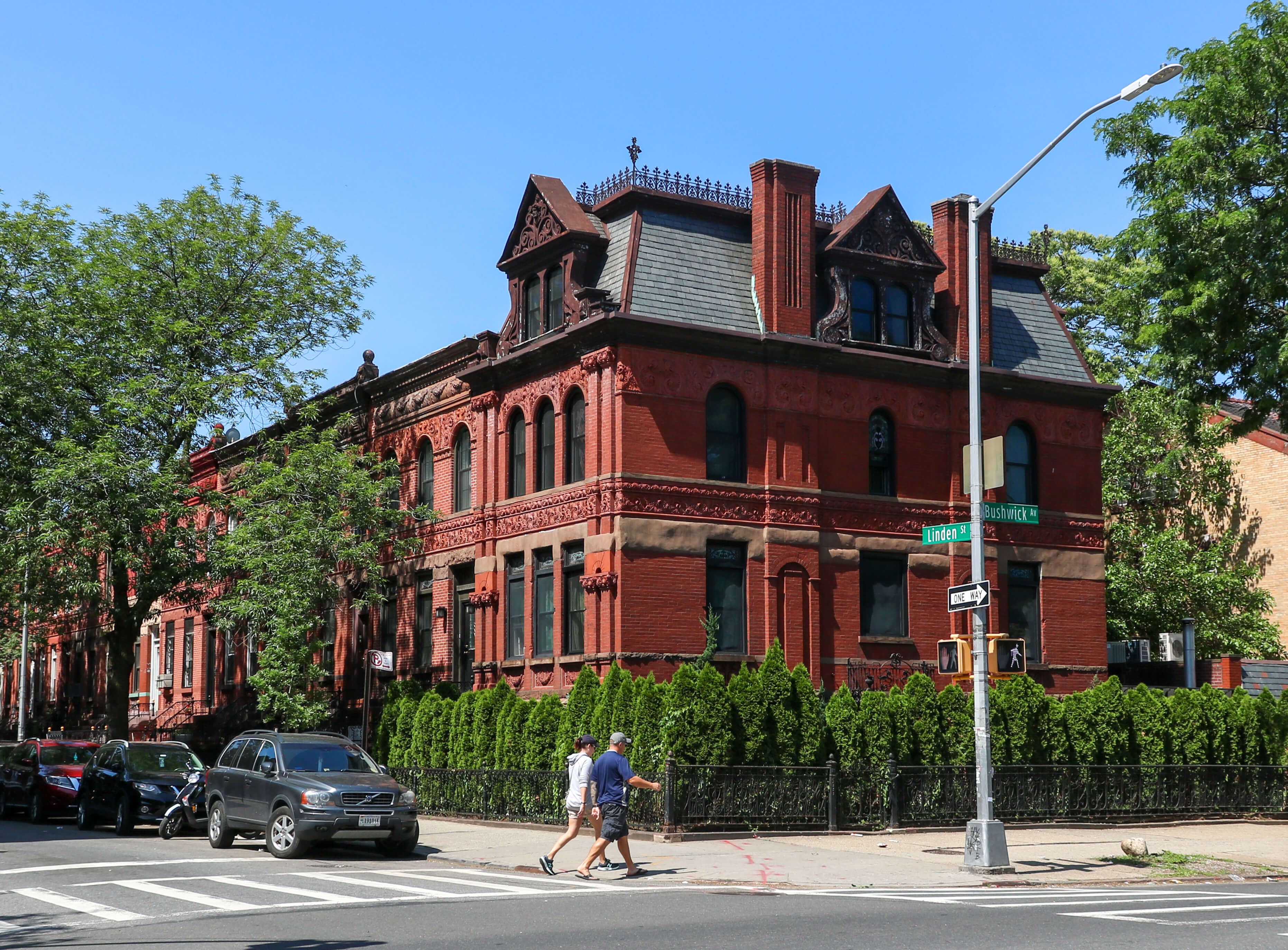 Queen Anne houses at 37-53 Linden Street and 1020 Bushwick Avenue