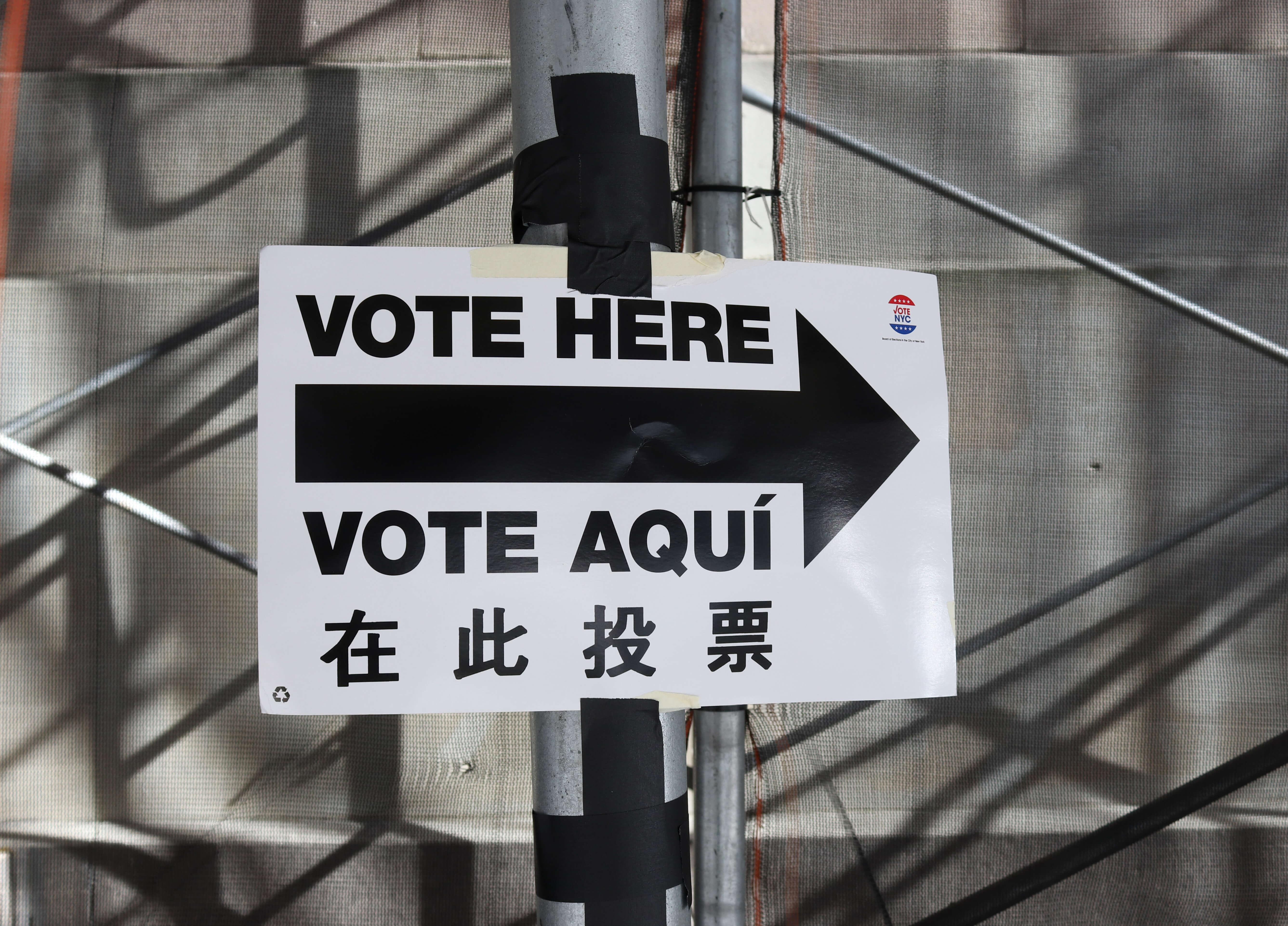 voting sign