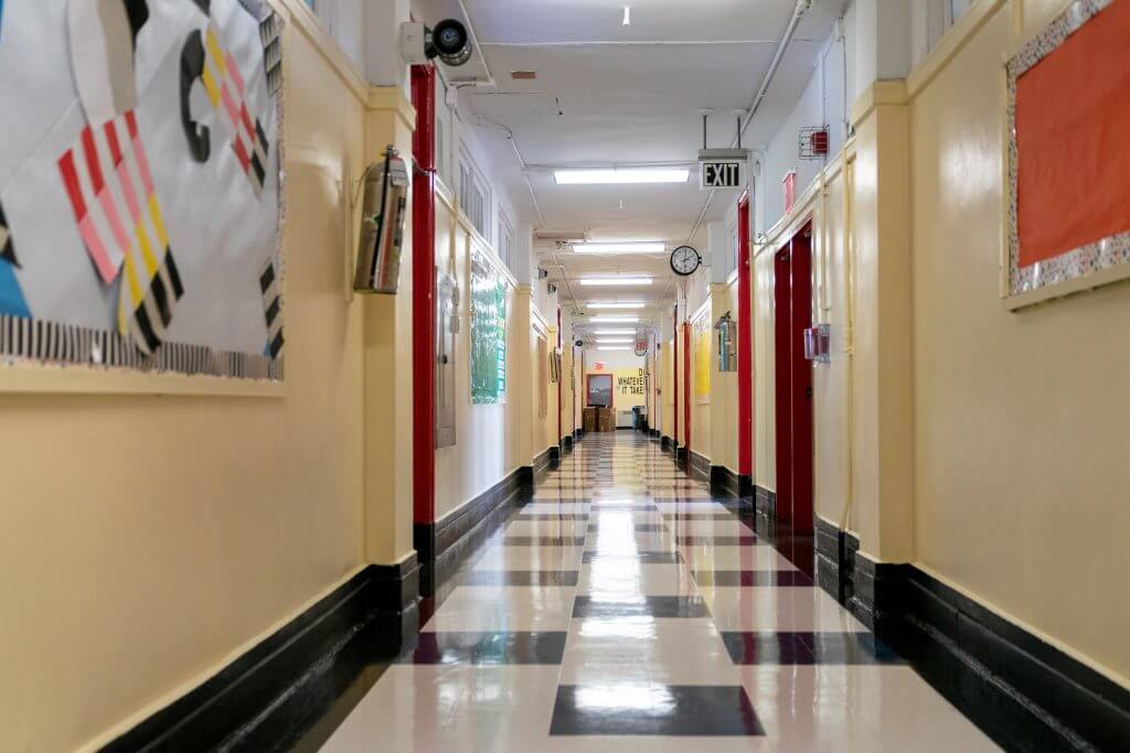 school hallway