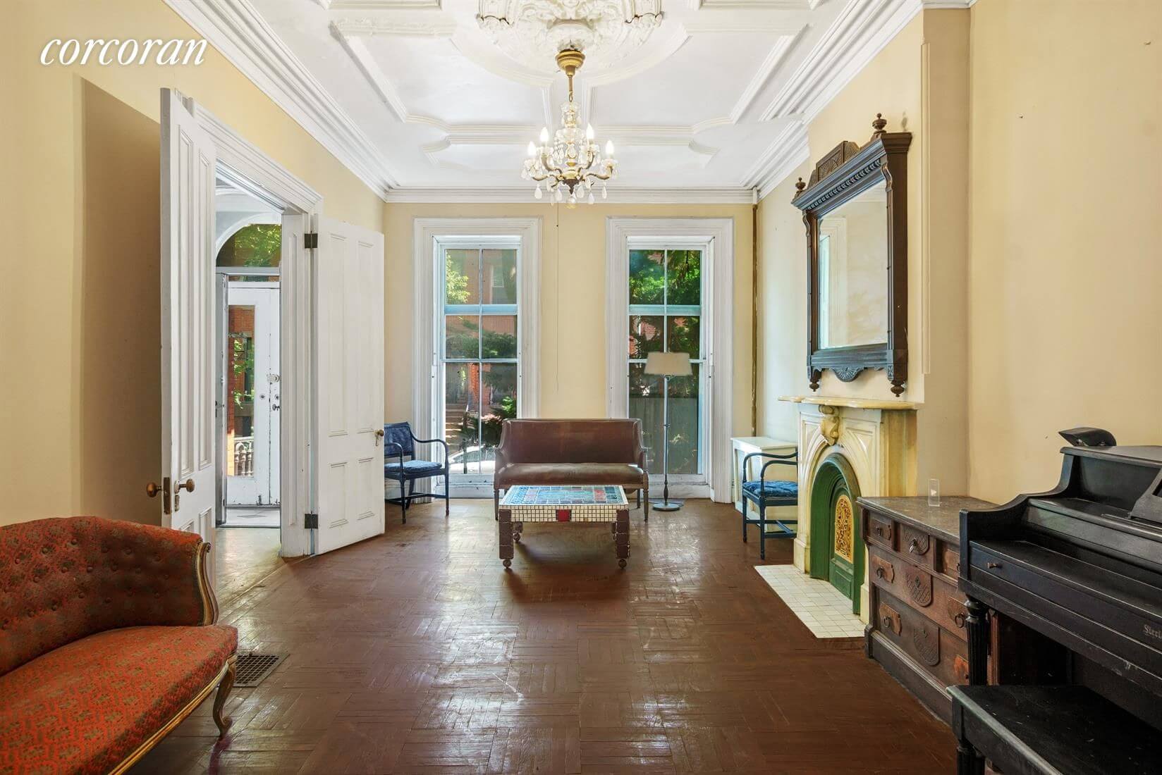 In Need of Work, Boerum Hill Row House With Mantels, Plasterwork Asks $3.15  Million | Brownstoner