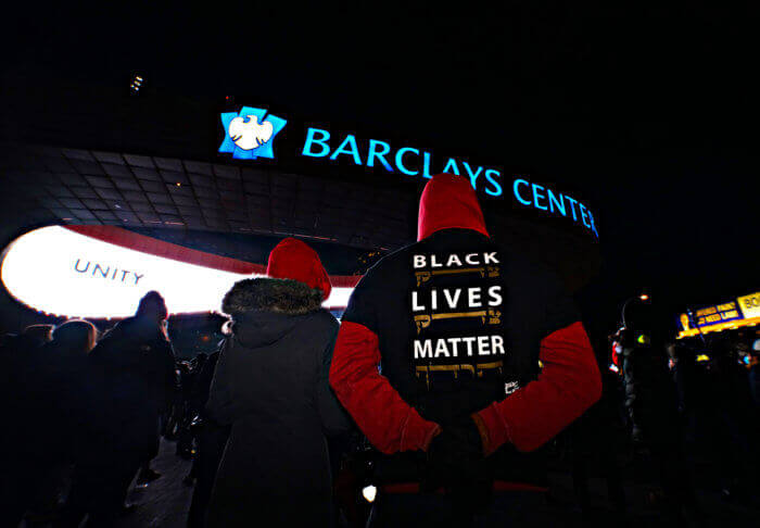barclays center protest