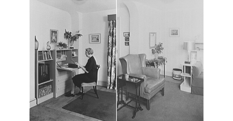 interior of willow street in 1941