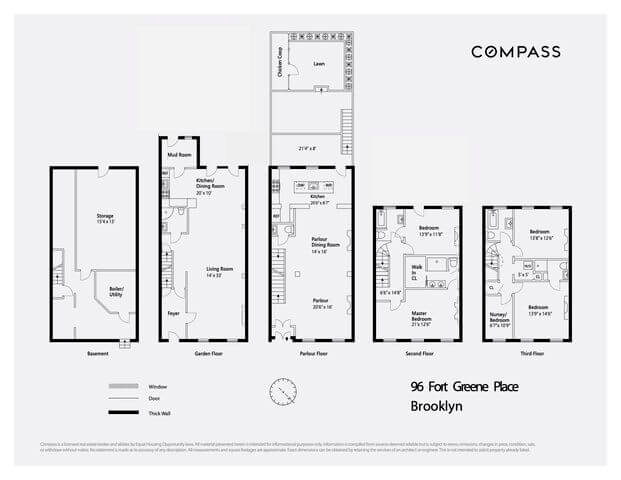 floorplan of 96 fort greene place