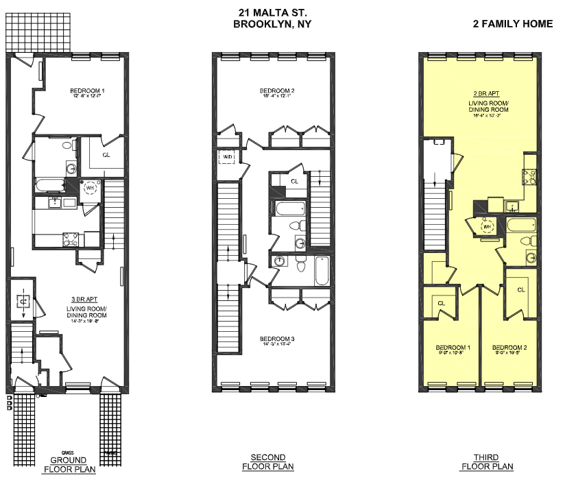 floor plans for house at 21 Malta Street