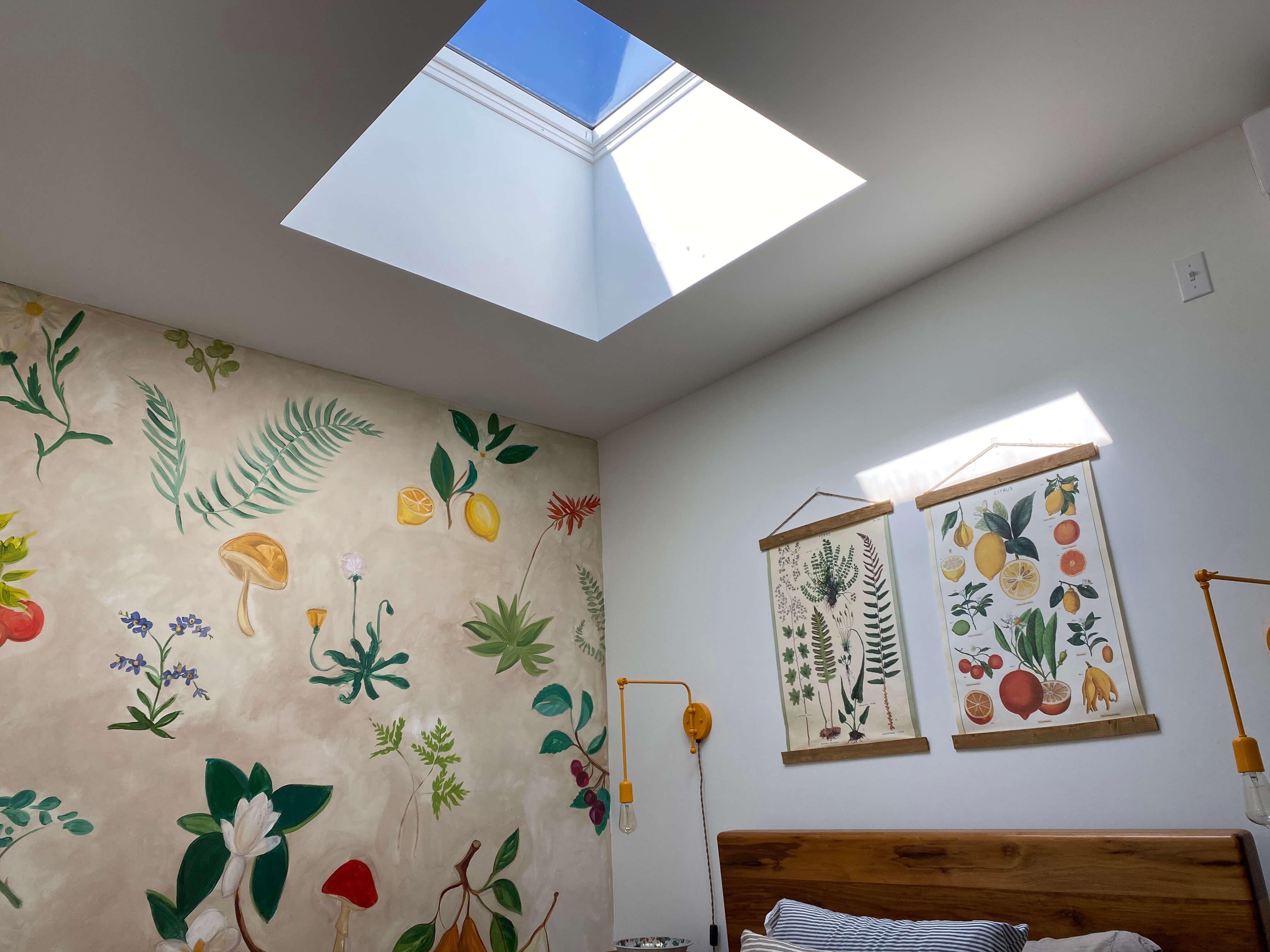 skylight in bedroom