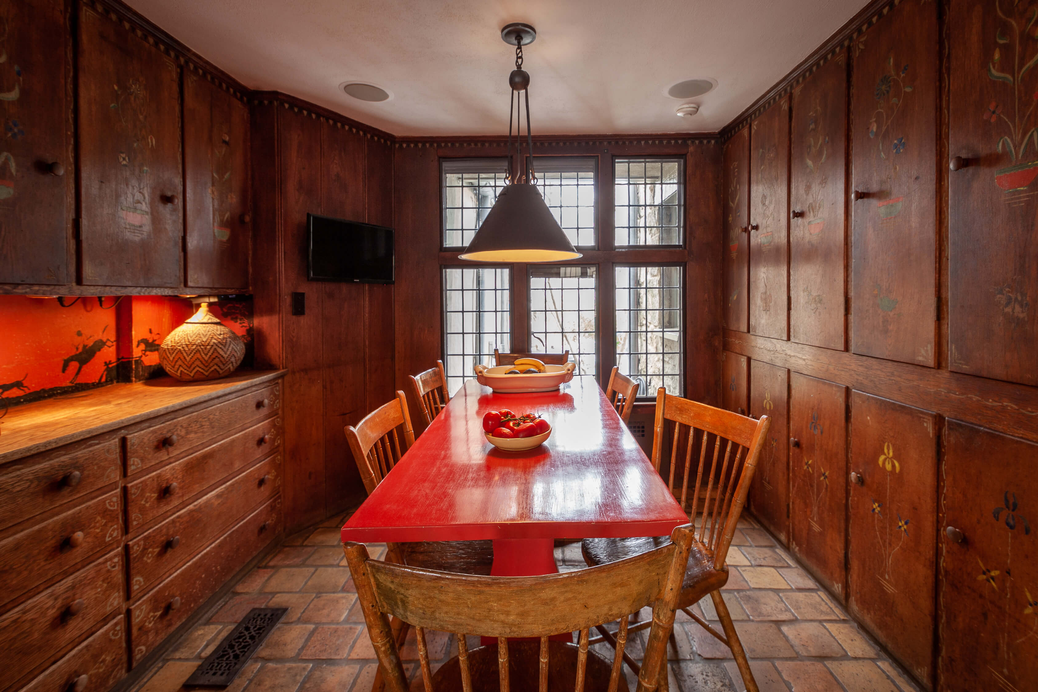 interior of lewis bowman house in bronxville ny