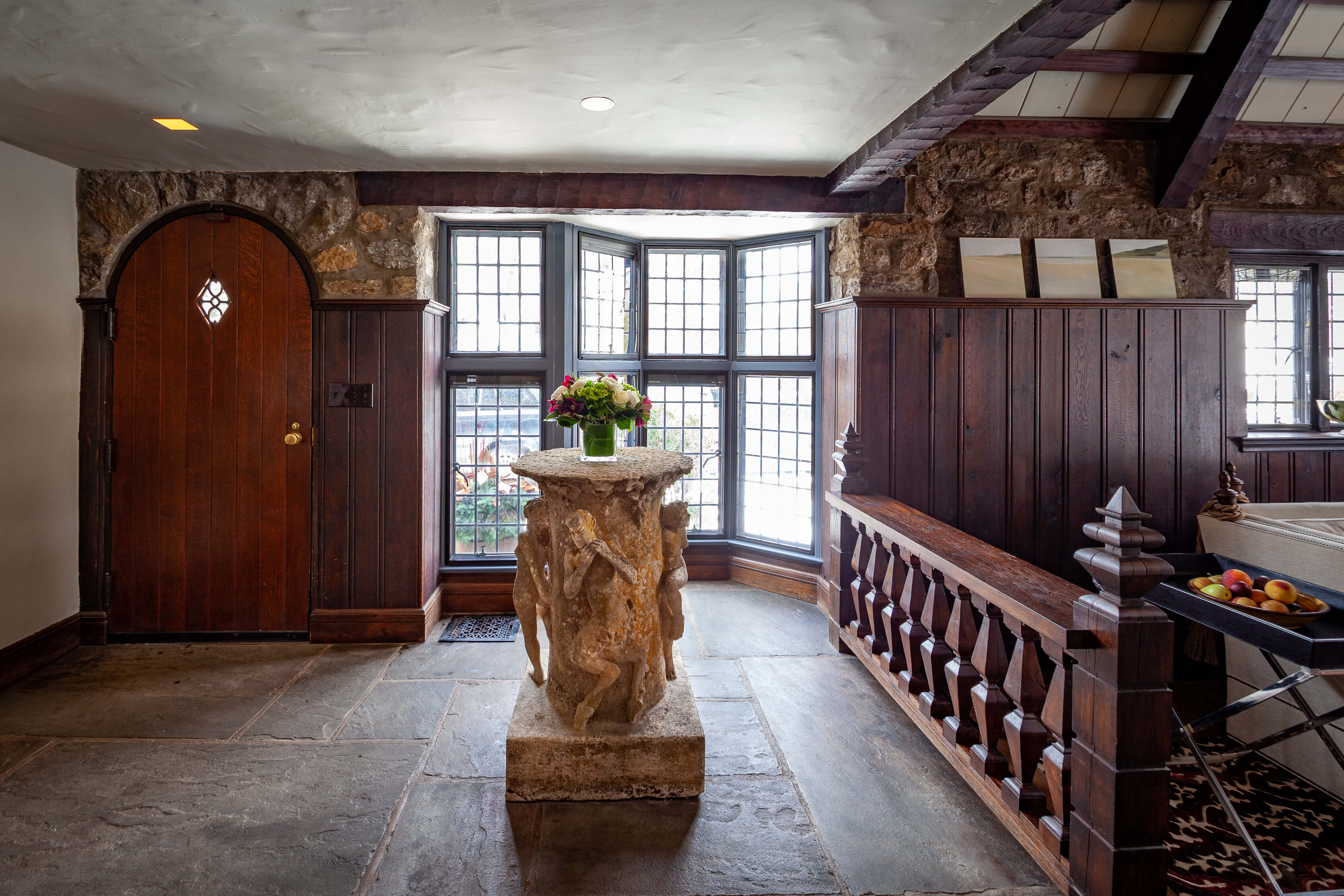 interior of lewis bowman house in bronxville ny