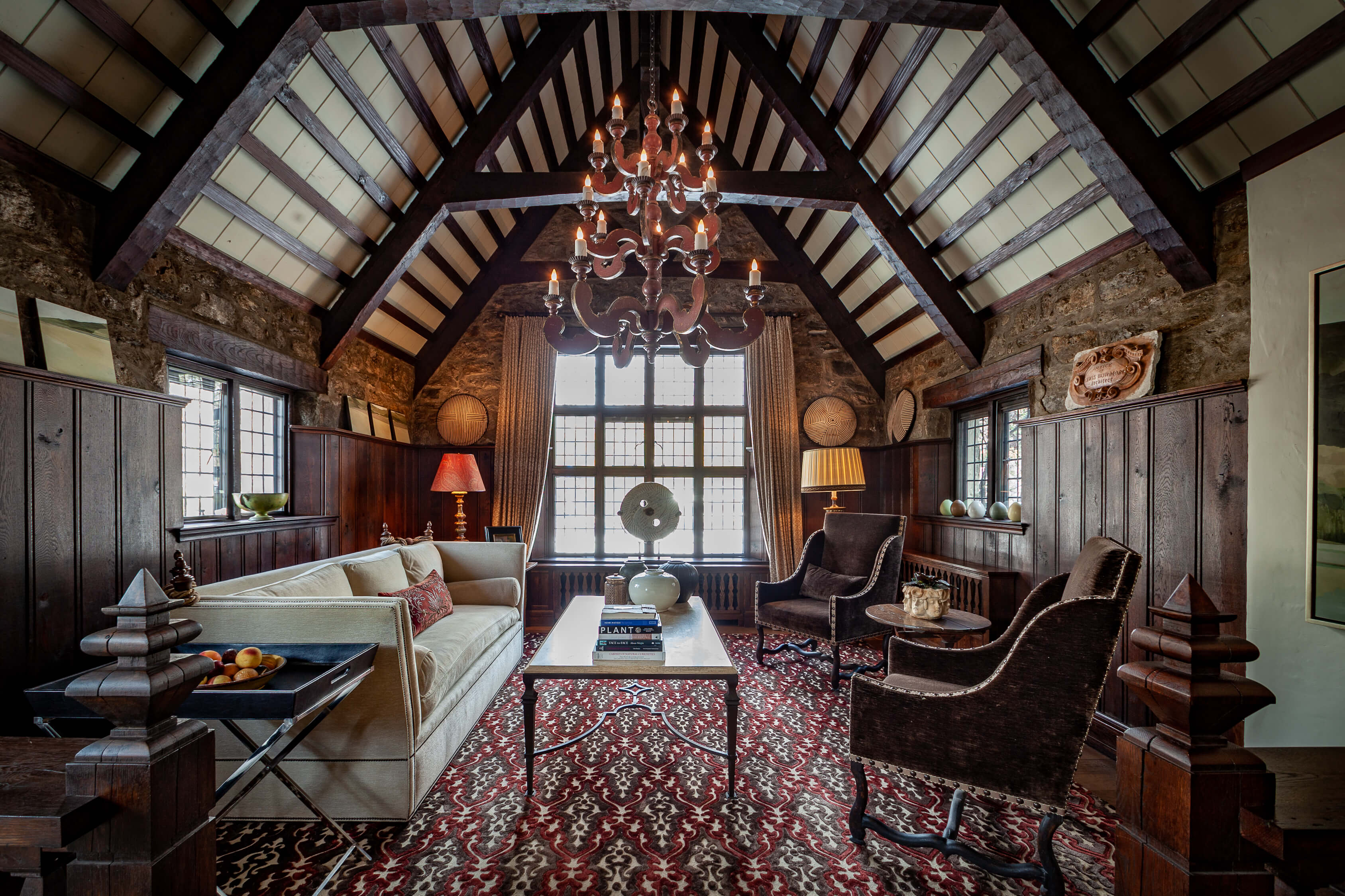 interior of lewis bowman house in bronxville ny