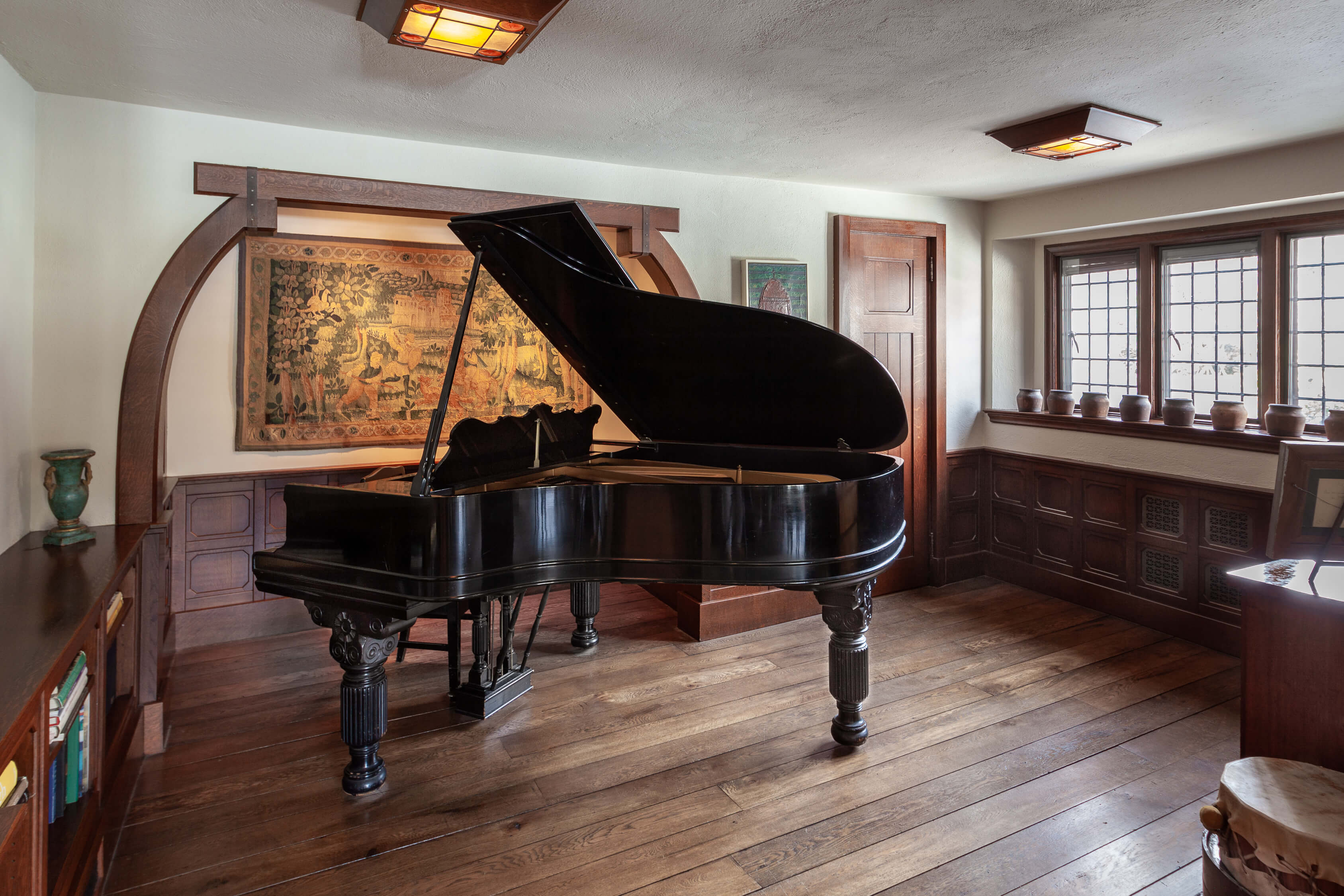 interior of lewis bowman house in bronxville ny