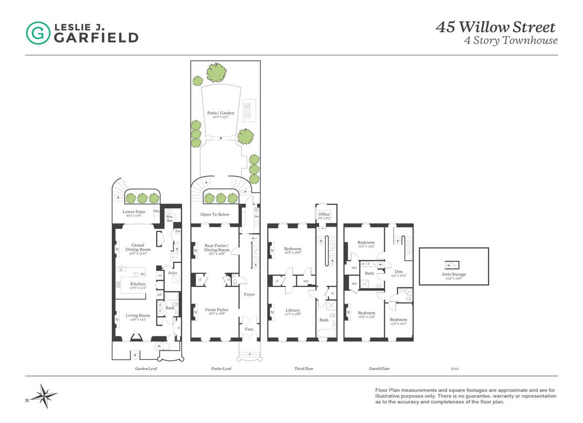 floorplan of 45 willow street