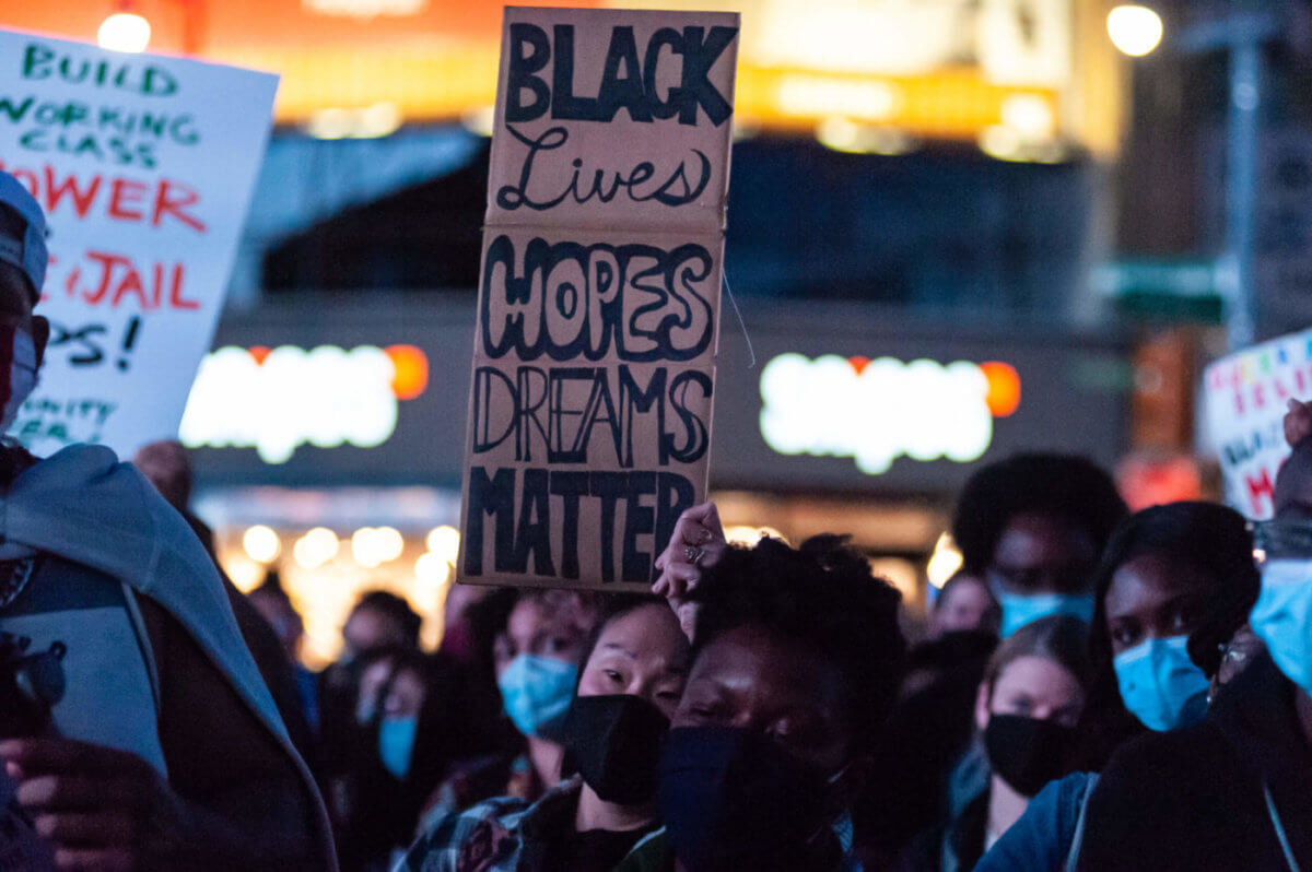 brooklyn rally after george floyd verdict