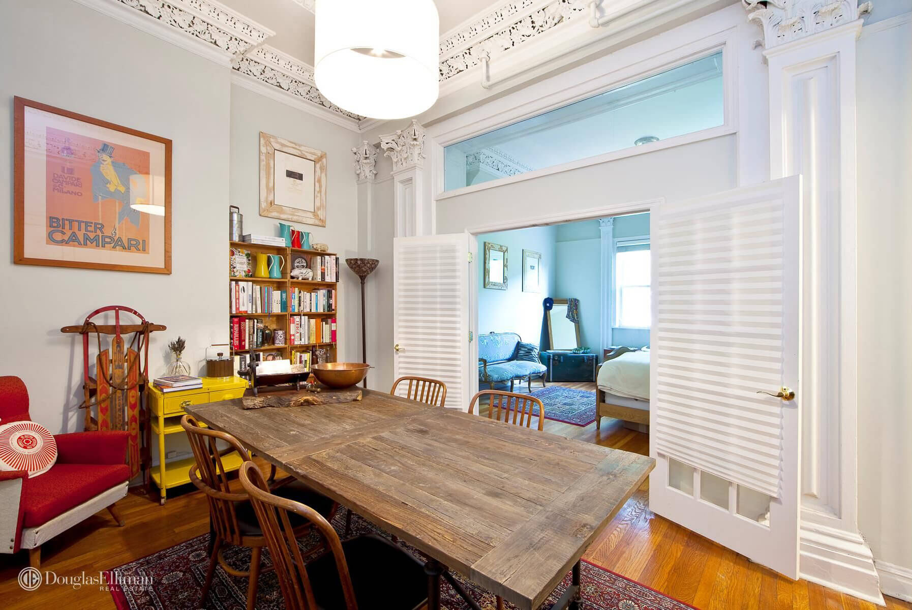 interior of 44 1st place, parlor apartment