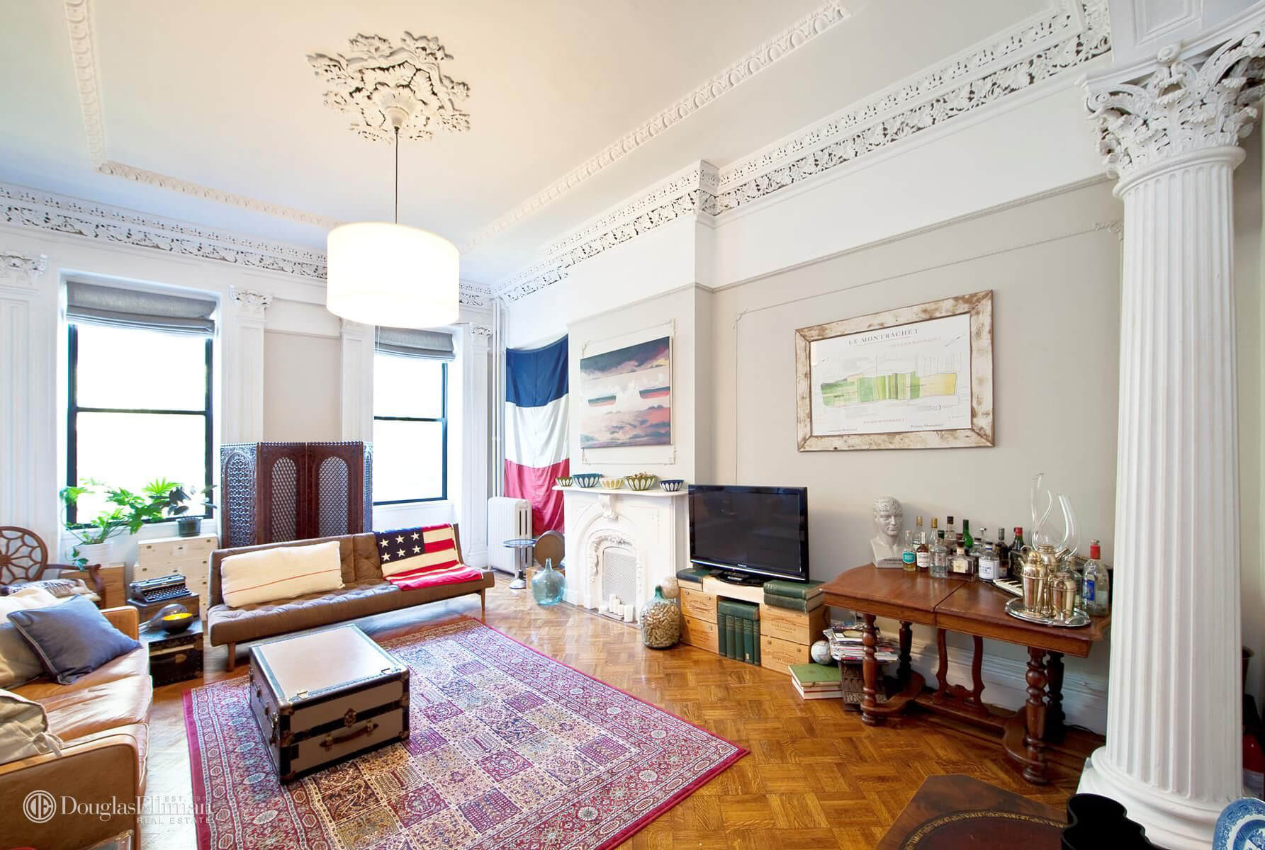 interior of 44 1st place, parlor apartment