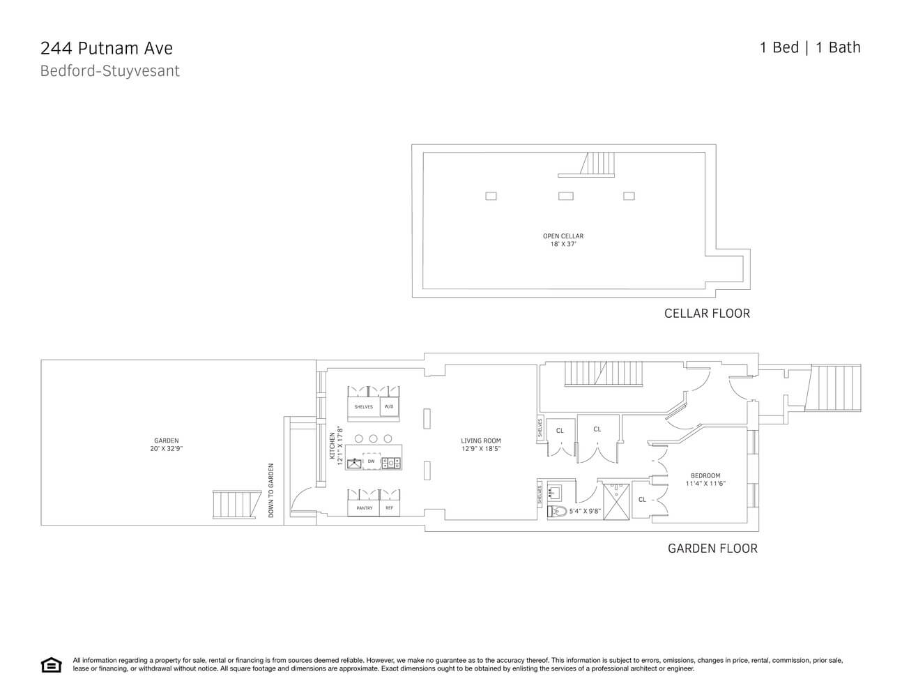 Home for sale in Brooklyn Bed Stuy 244 Putnam Ave