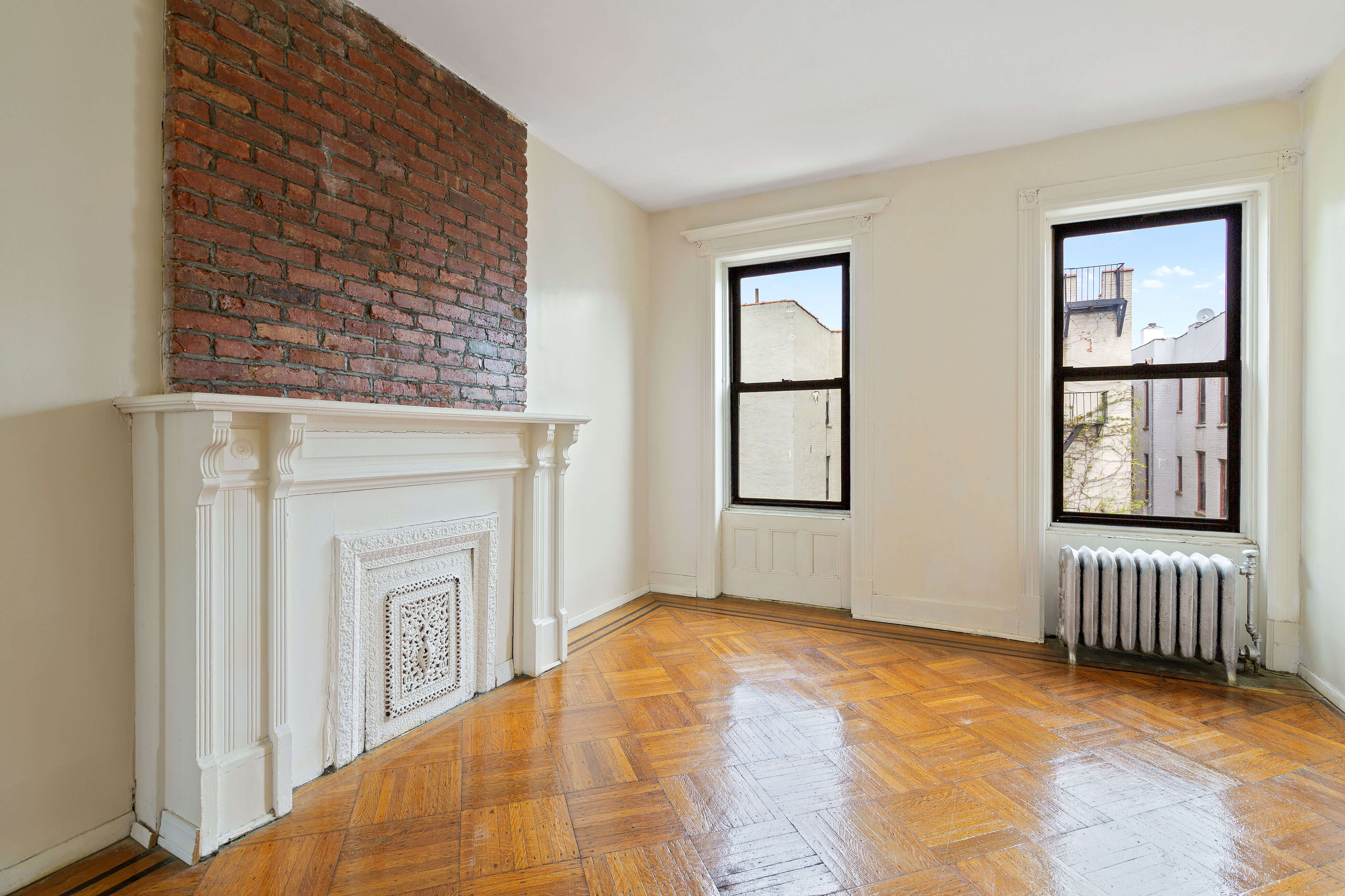 interior of 1215 dean street in crown heights brooklyn