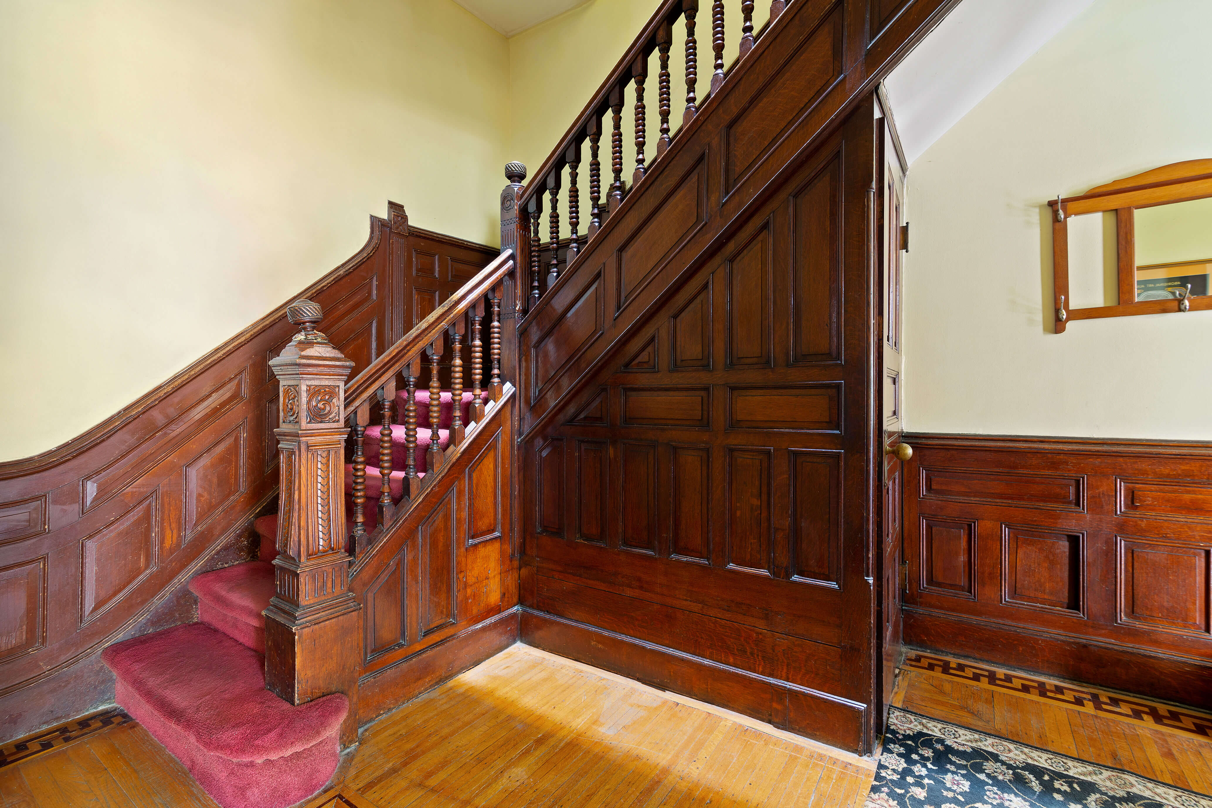 interior of 1215 dean street in crown heights brooklyn