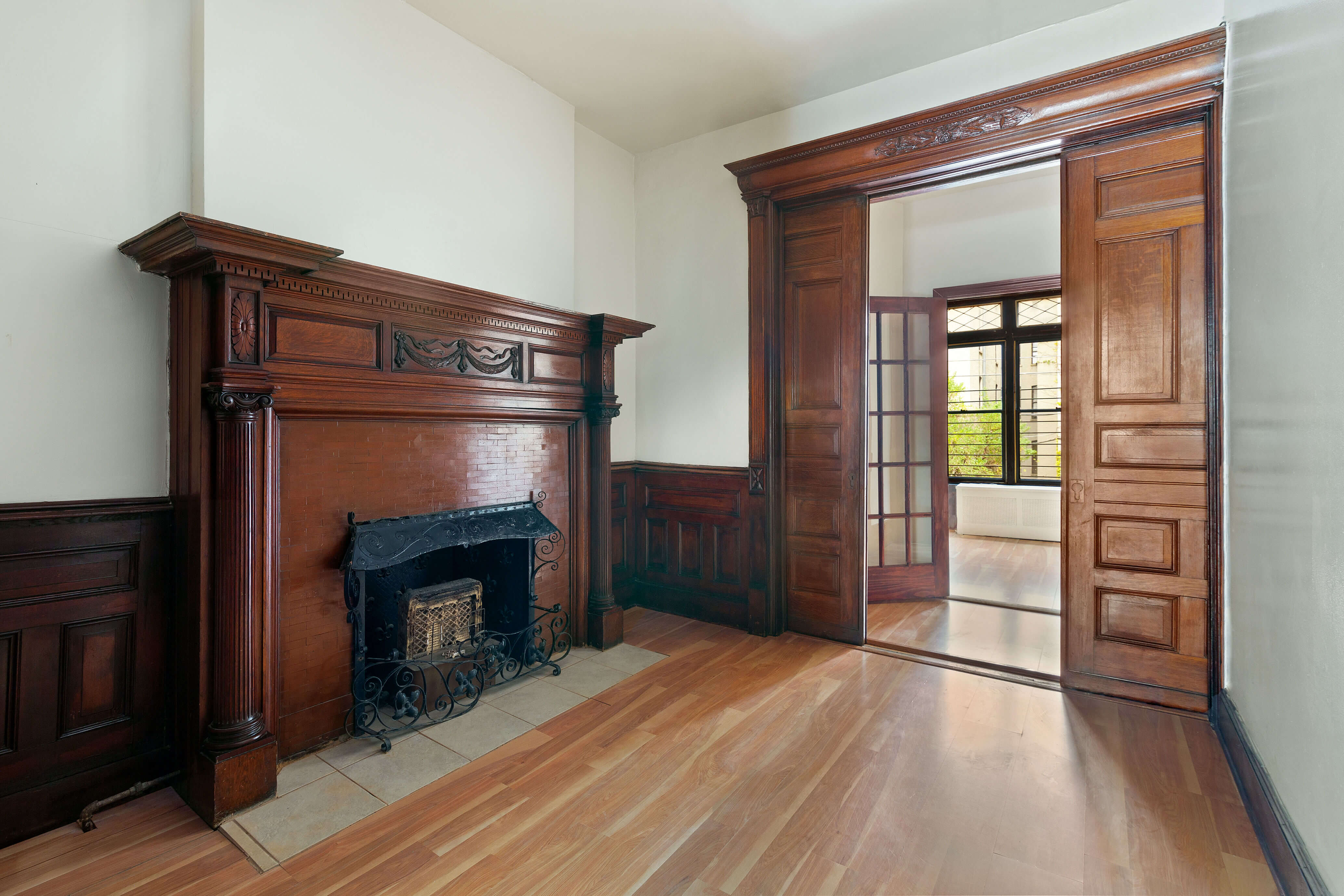 interior of 1215 dean street in crown heights brooklyn