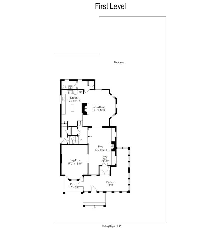 floorplan of 685 east 22nd street in brooklyn