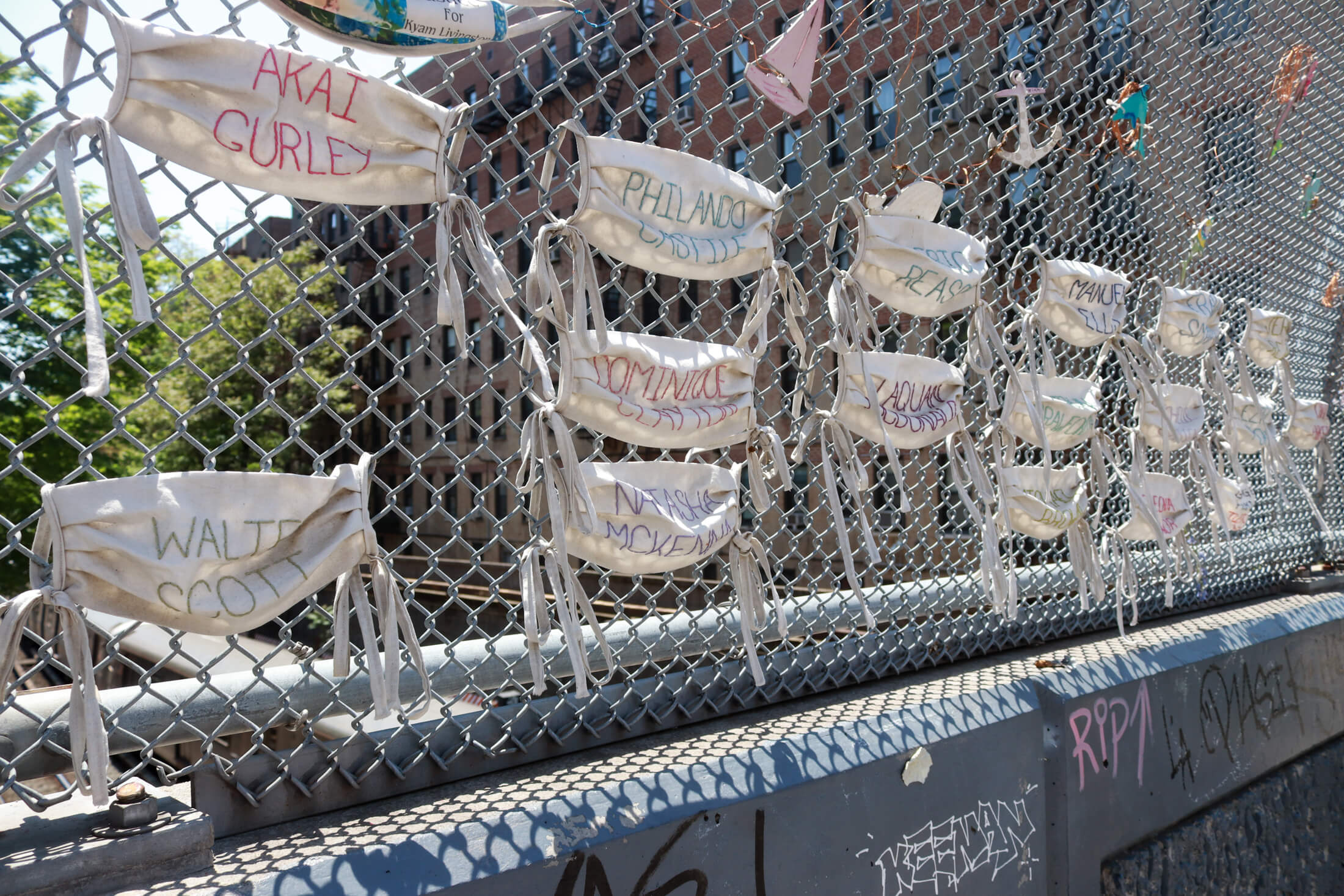 prospect lefferts gardens blm art installation