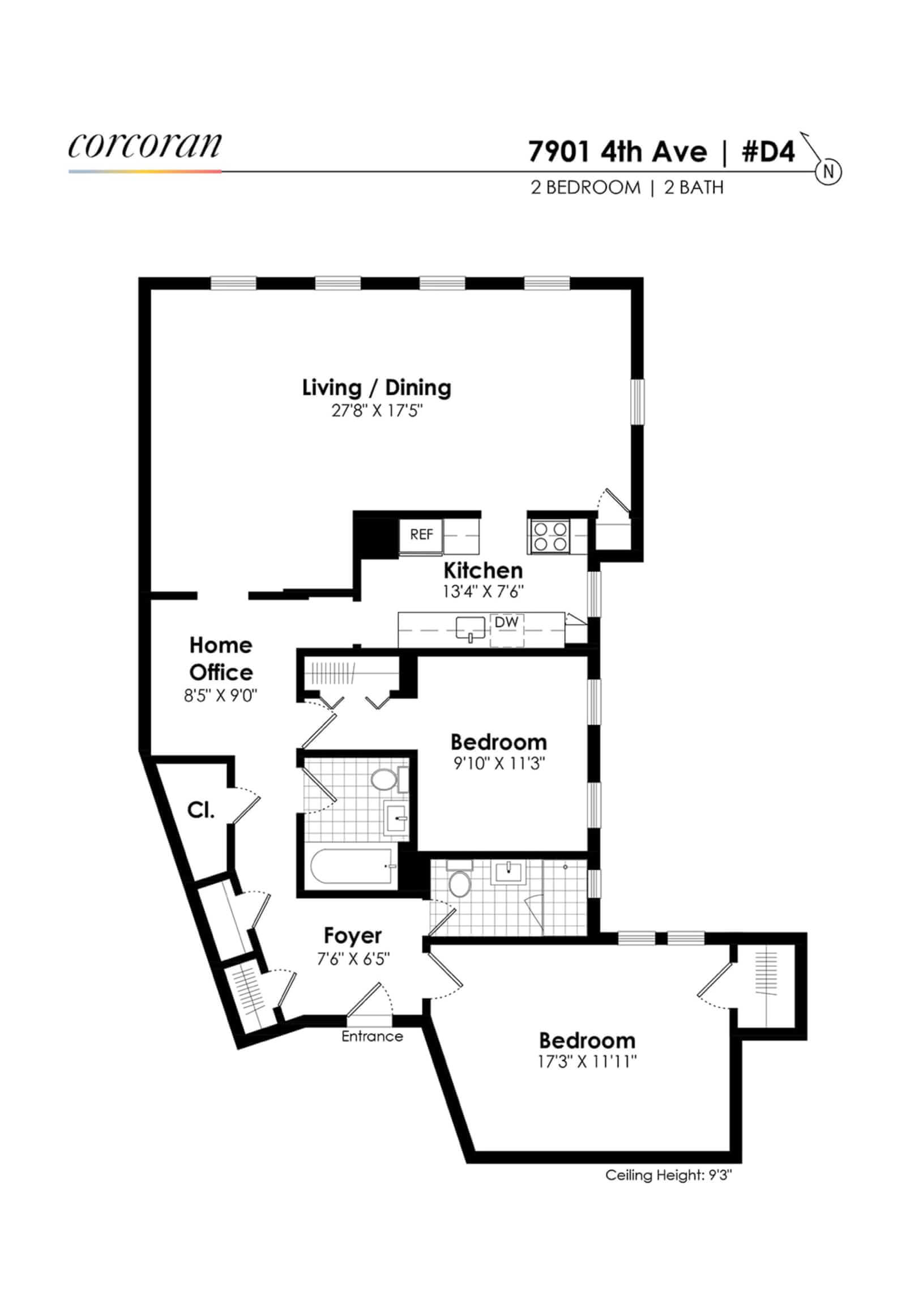 floorplan of 7901 4th avenue in brooklyn ny