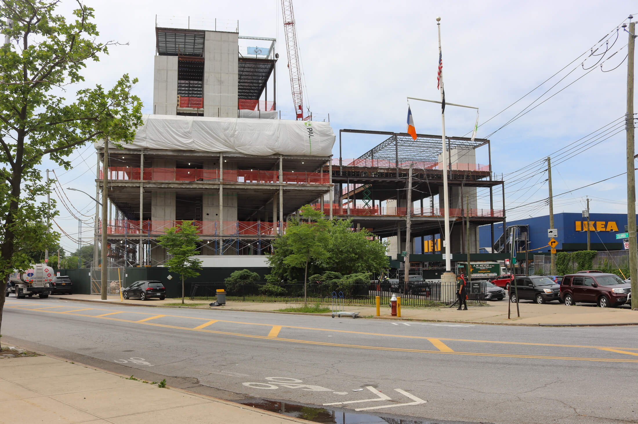 View of the building from Todd Triangle