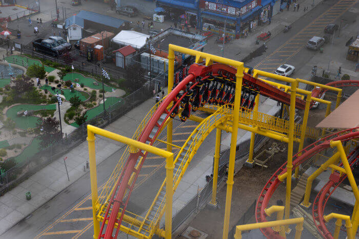 the phoenix at deno's wonder wheel park in brooklyn