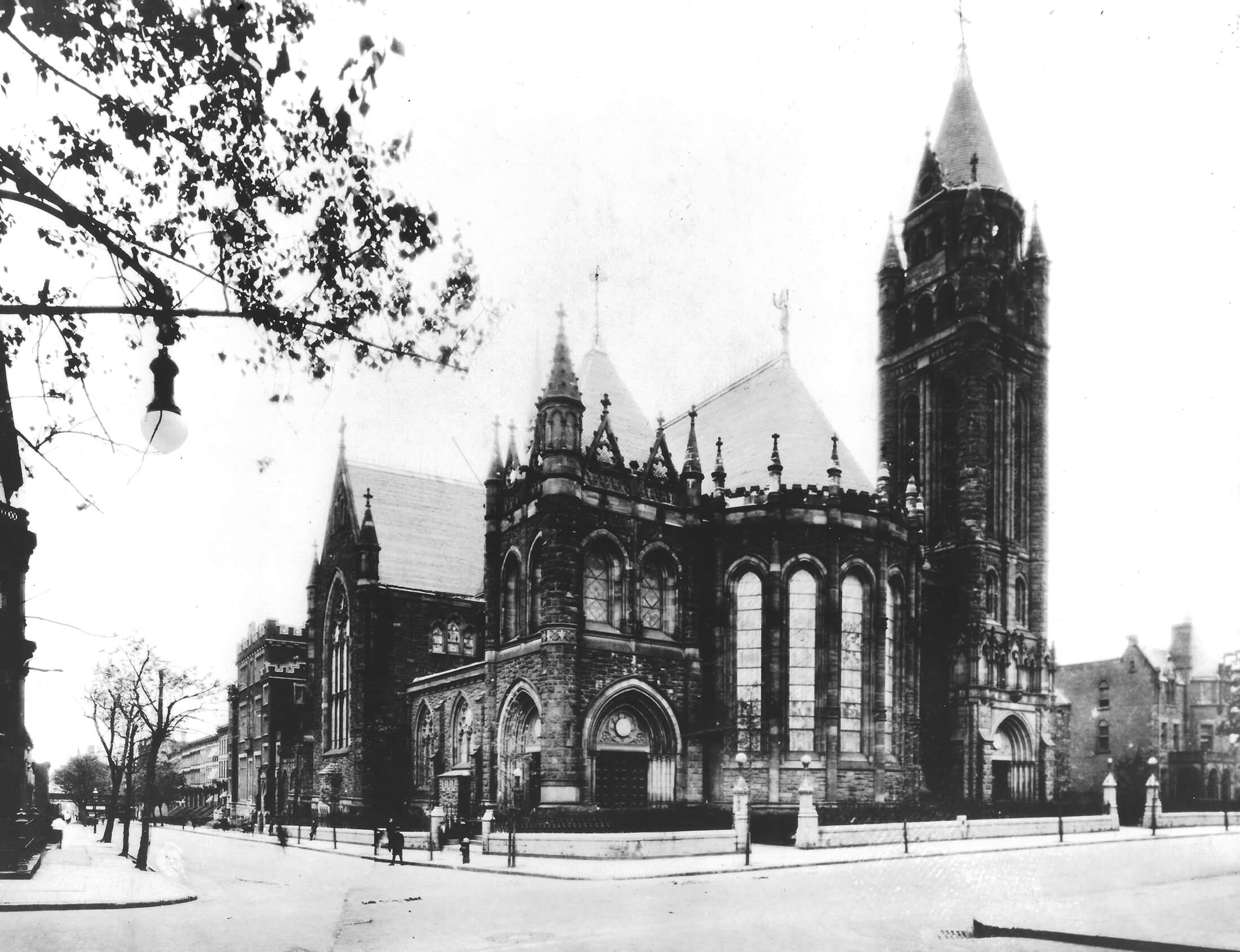 A circa 1920 photo of St. Augustine Roman Catholic Church. Photo courtesy of Thomas E. Parfitt Jr. 