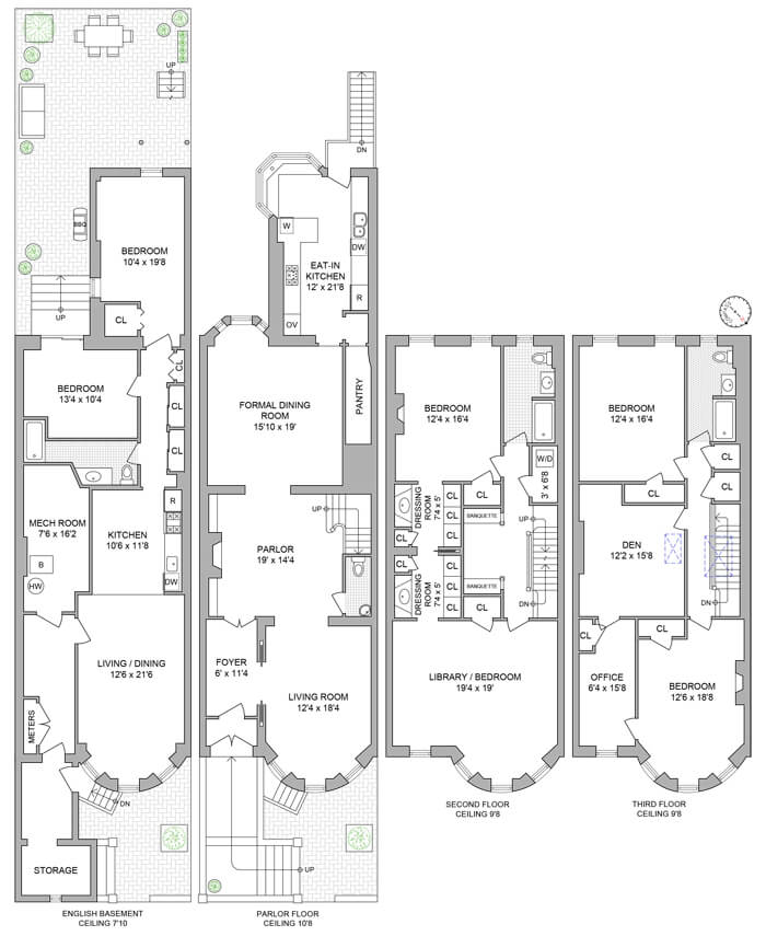 floorplan of 280 garfield place in brooklyn