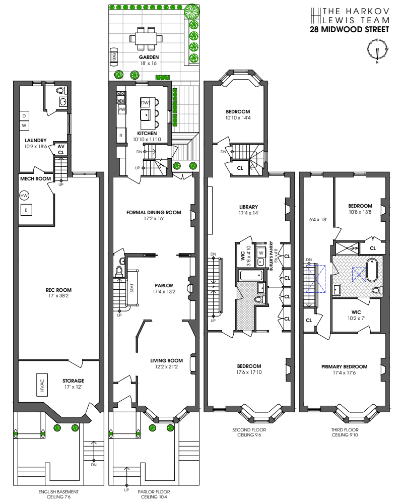 floorplan of 28 midwood street brooklyn