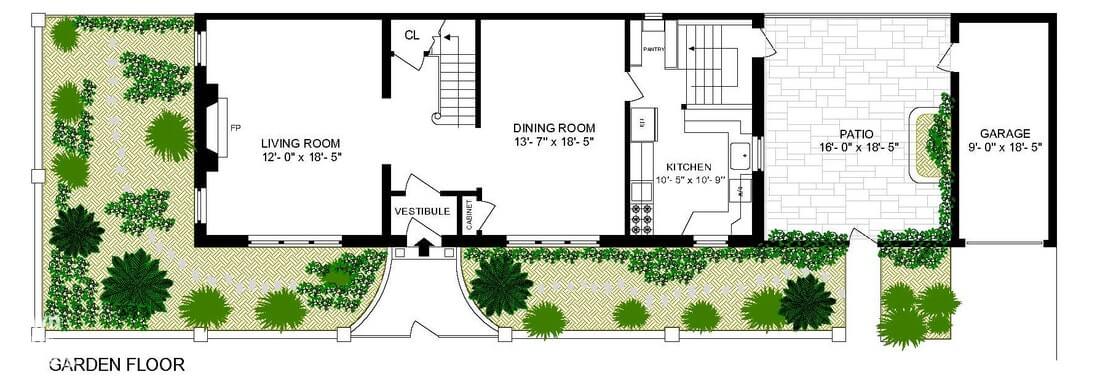 floorplan for 1880 bedford