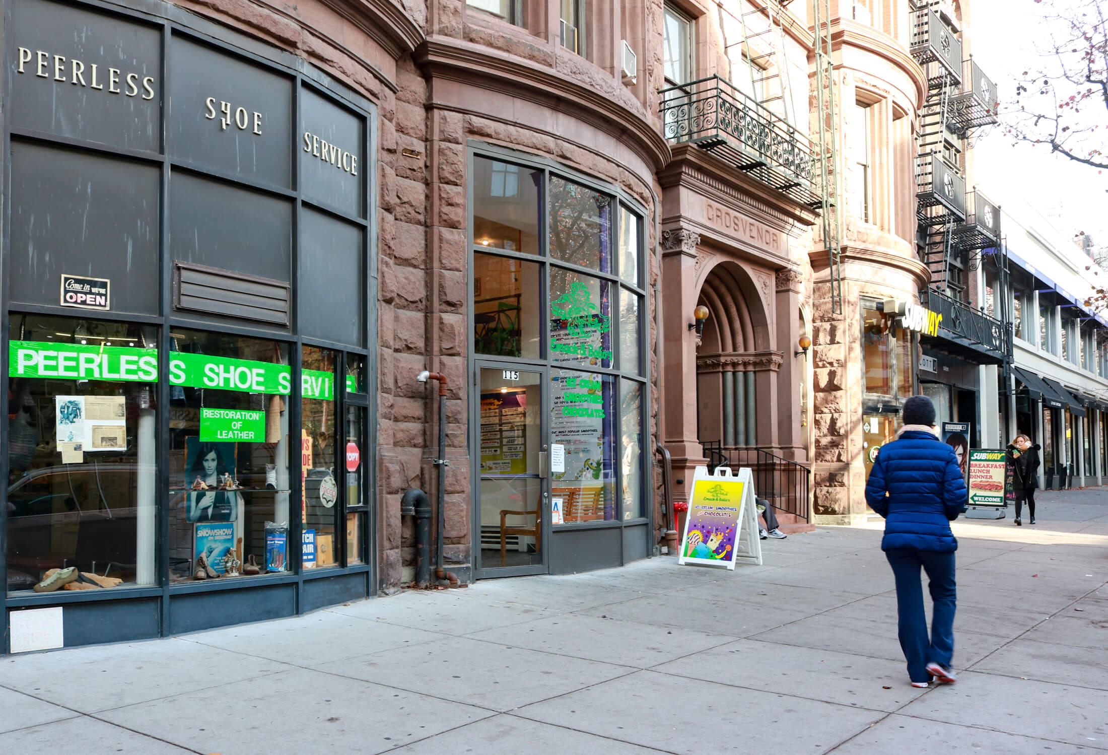 storefront at 115 montague street