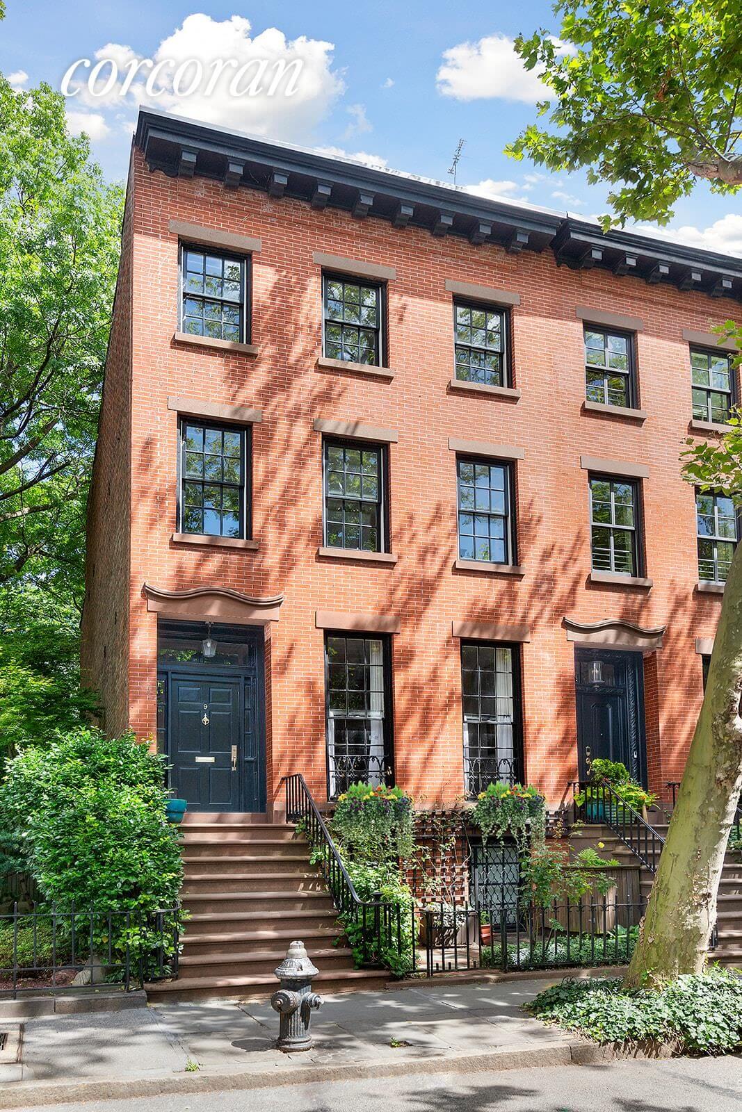 the exterior of 9 willow place in brooklyn heights