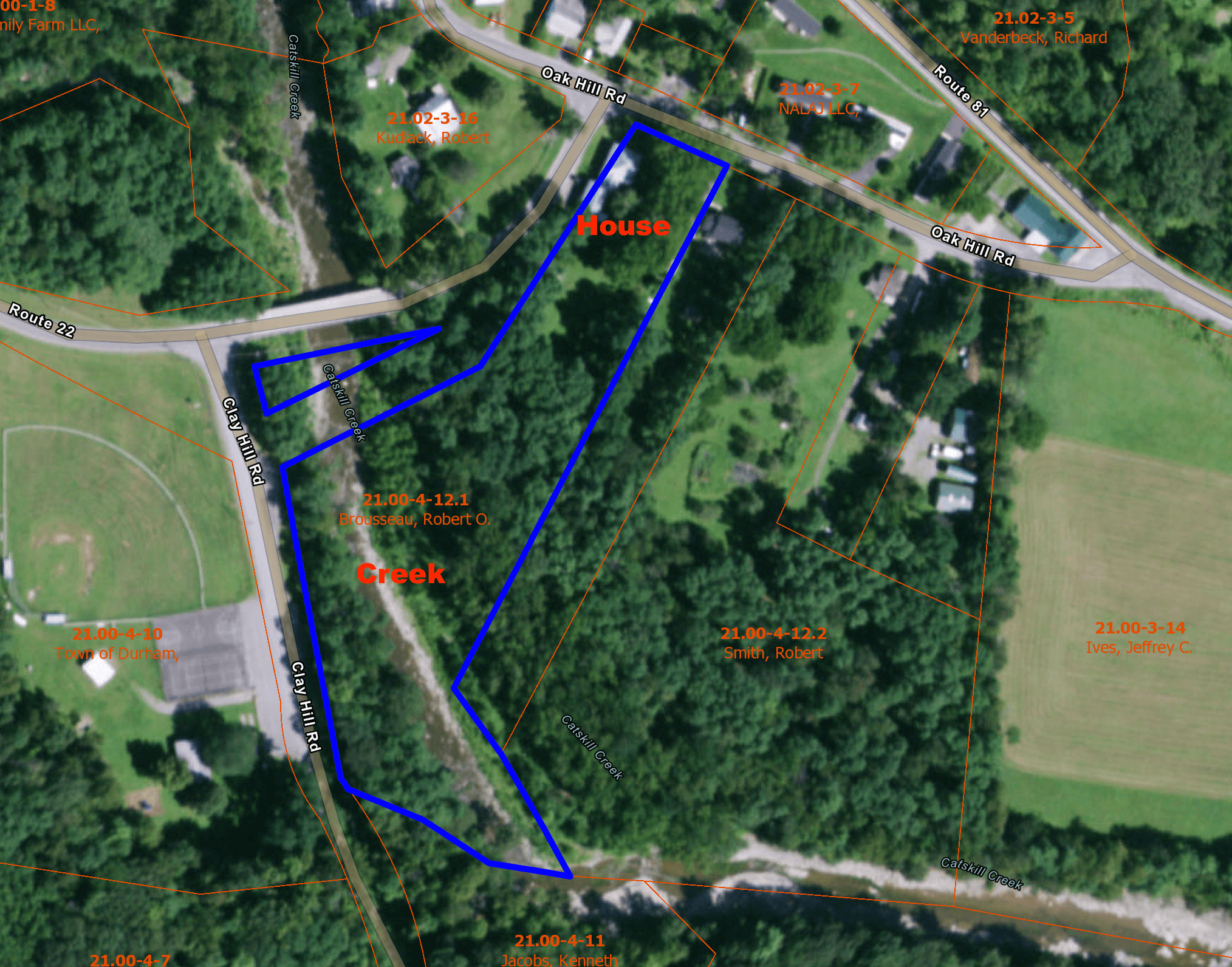 site plan of 47 oak hill road 