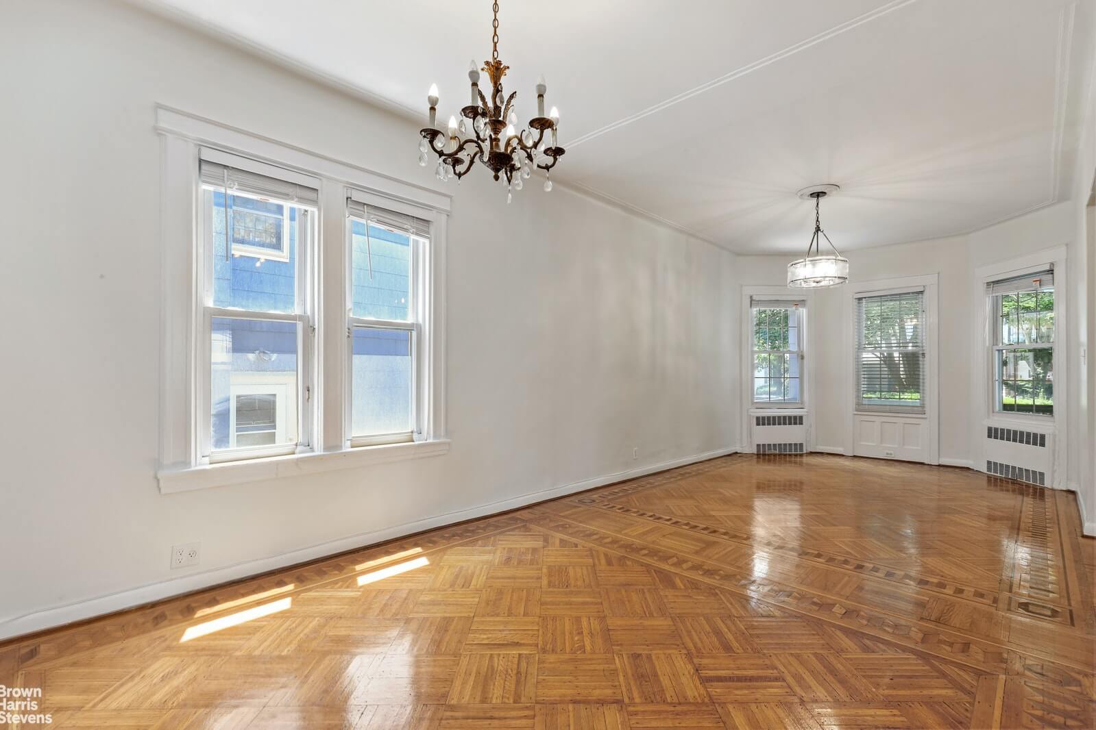 interior of apartment 1 in 555 rugby road brooklyn