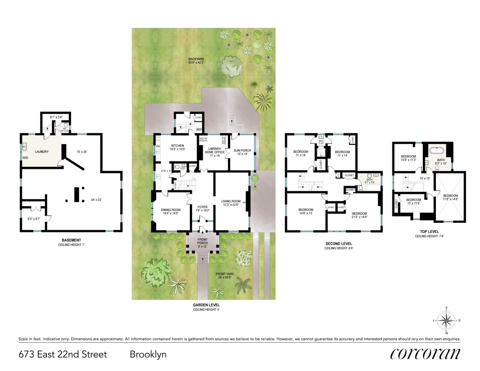 floorplan of 673 east 22nd street in brooklyn