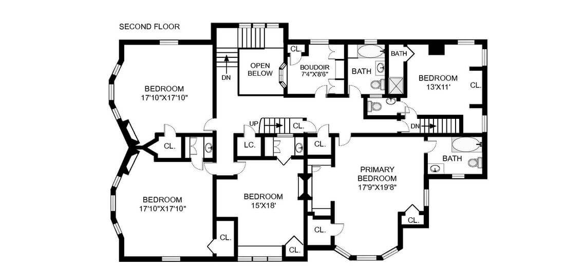 floorplan of 187 Marlborough Road brooklyn