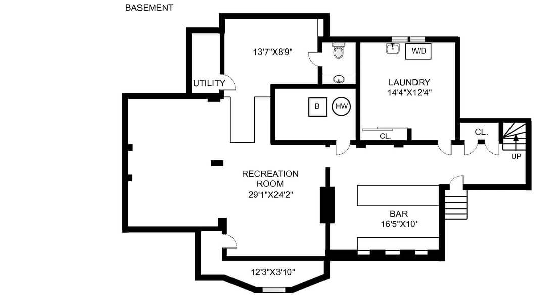 floorplan of 187 Marlborough Road brooklyn