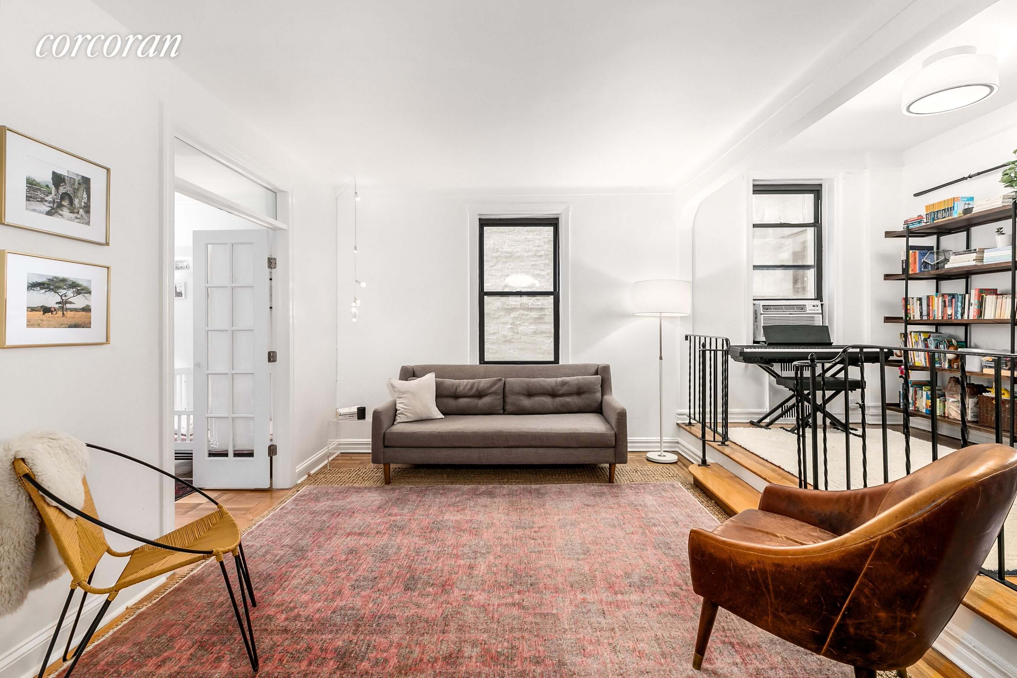 interior of apartment 2c at 72 orange street in brooklyn heights