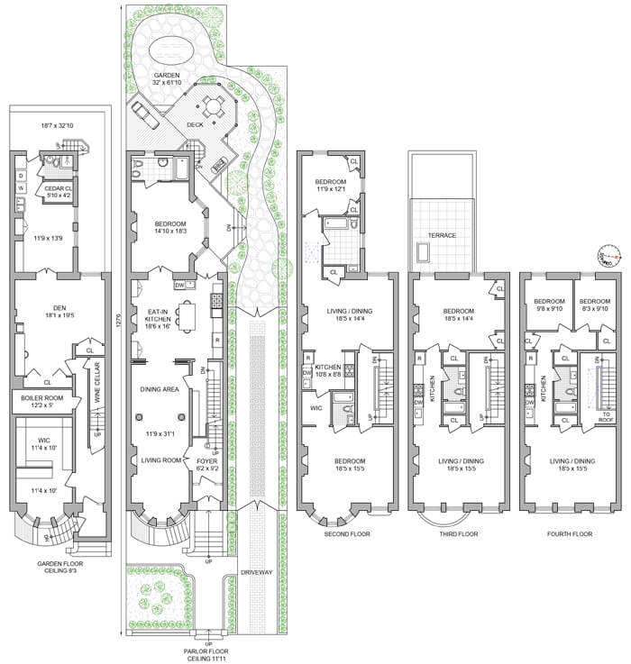 floorplan of 396 washington avenue clinton hill brooklyn